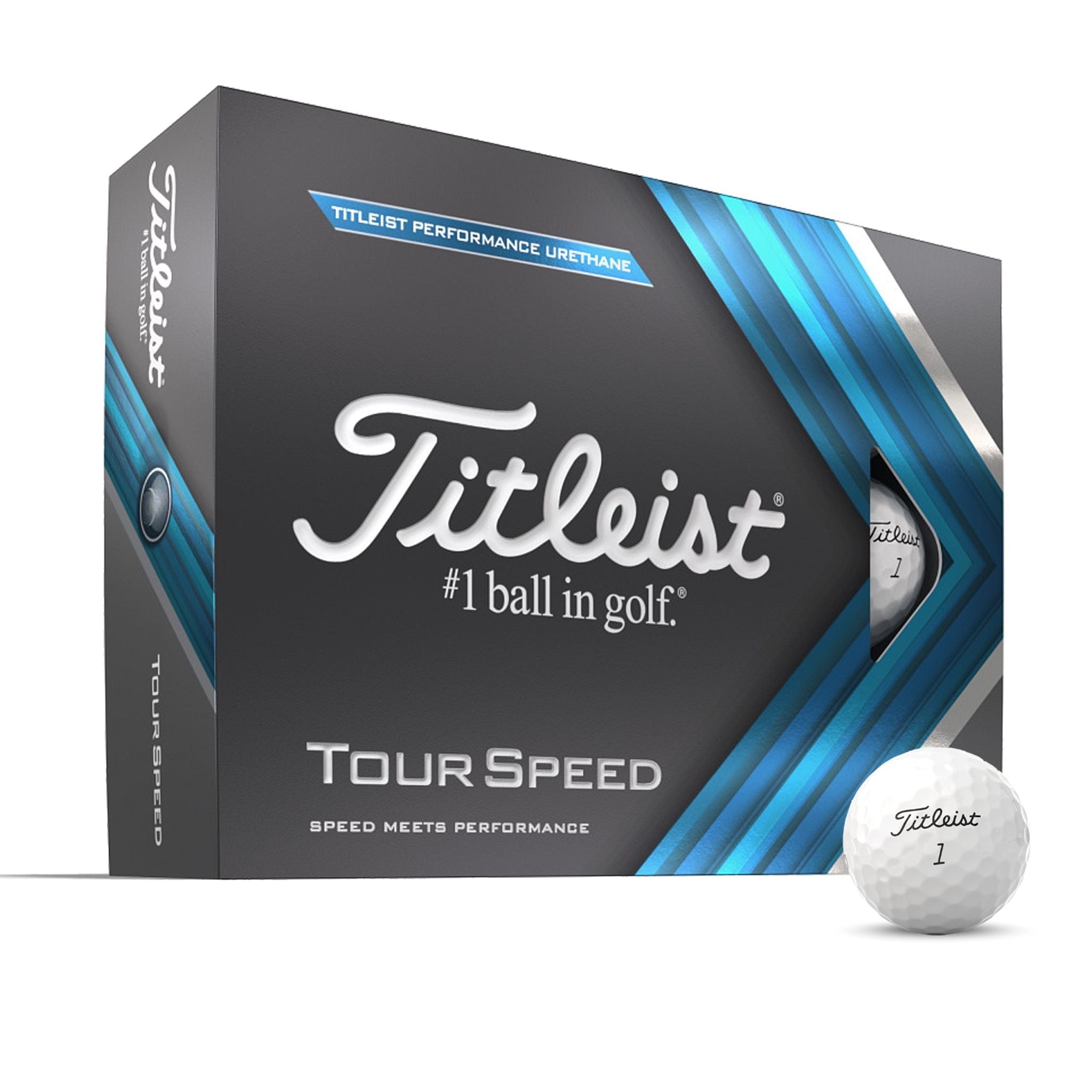Titleist Tour Speed Golfbälle Weiß 1 Dutzend