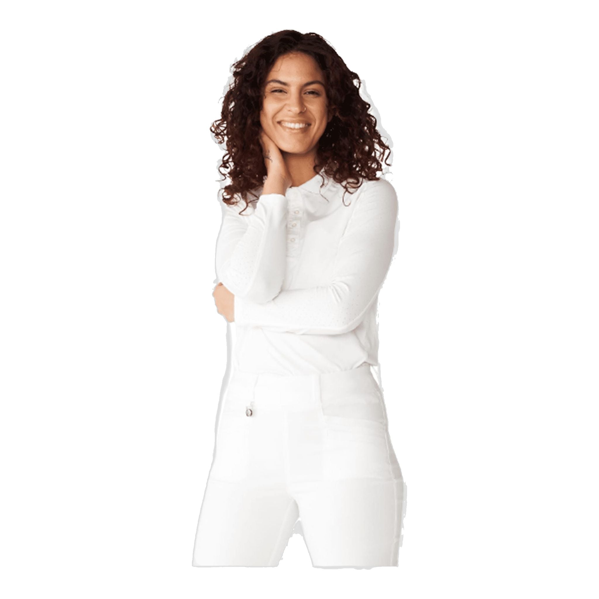 Damska koszulka polo z długim rękawem Röhnisch Rumi