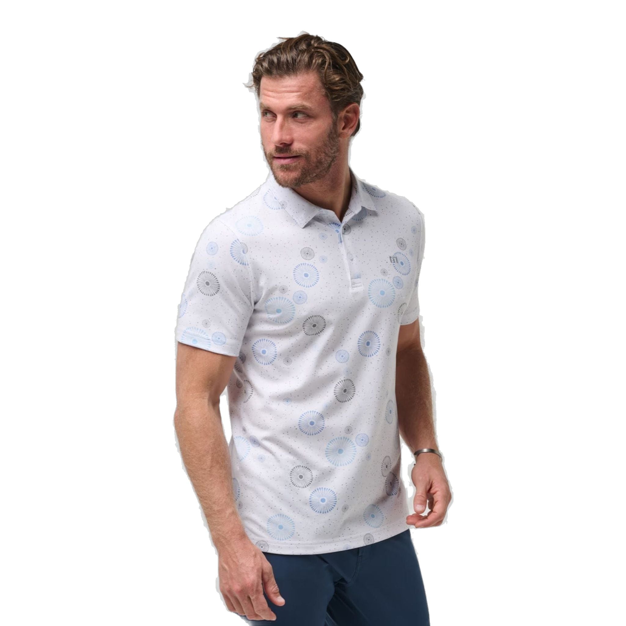 Męska koszulka polo Travis Mathew Caught Inside