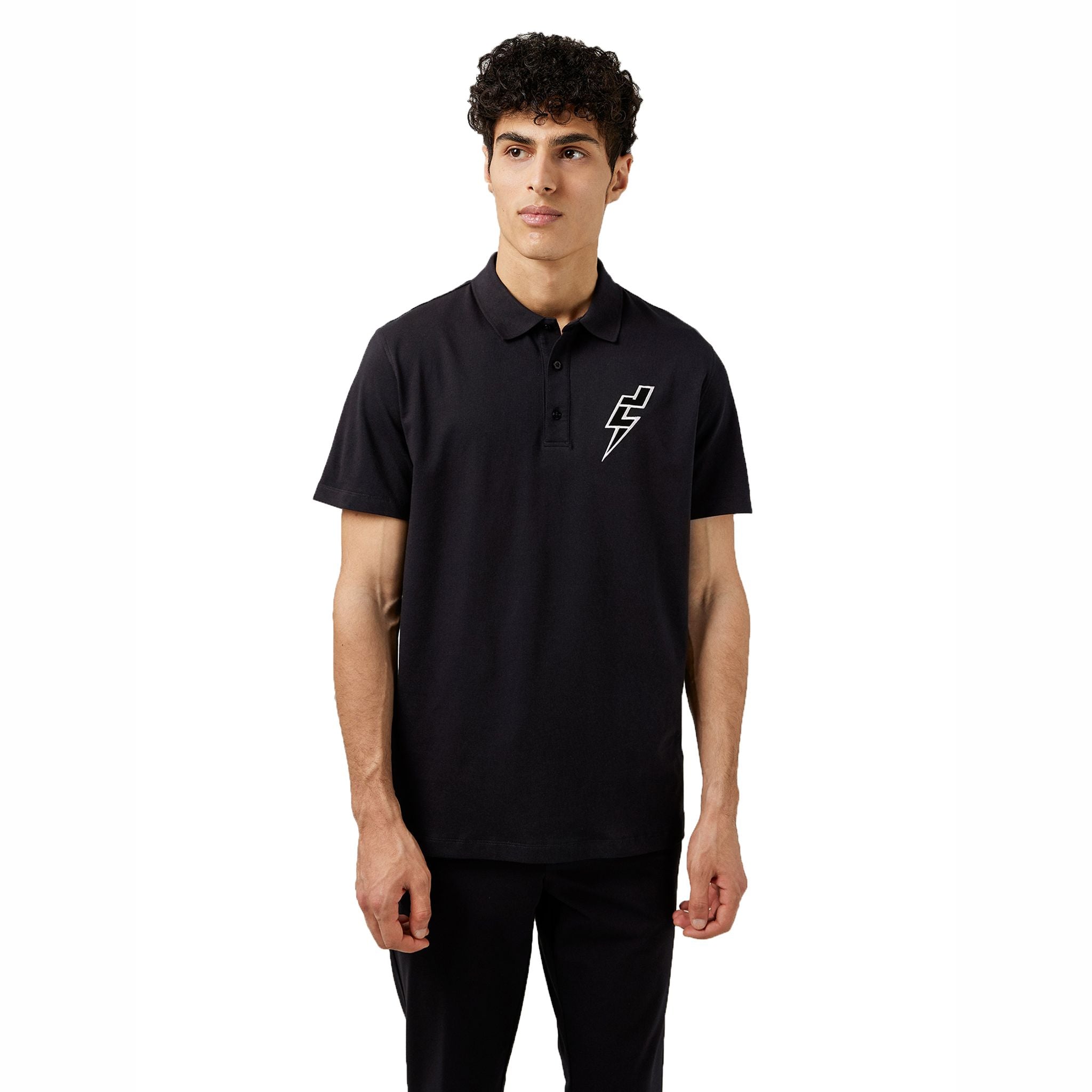 J. Lindeberg Polo JL Strike Rib Jersey Herren
