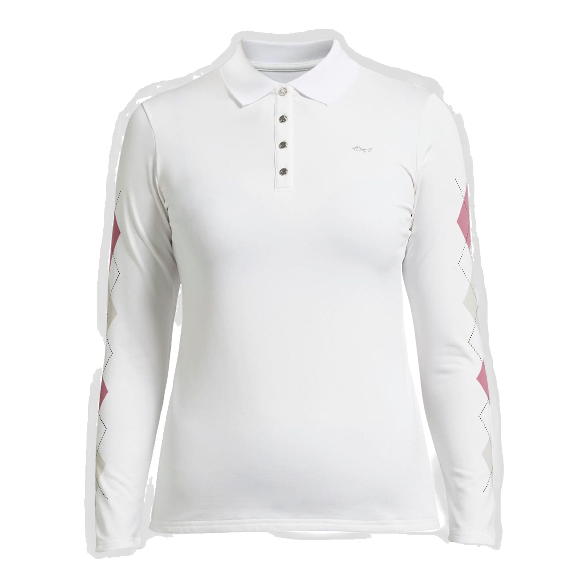Röhnisch Argyle Langarm Poloshirt Damen