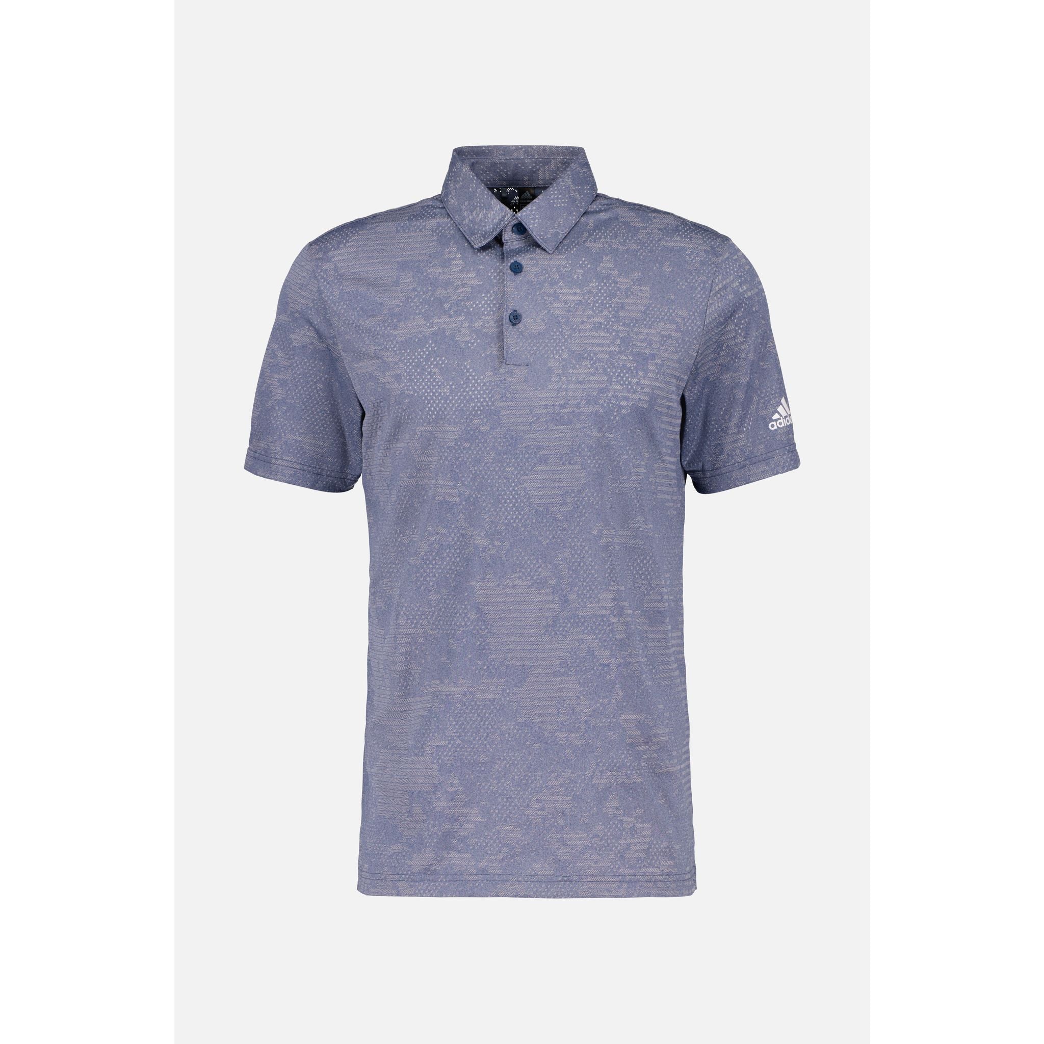 Adidas Camo SS Polo Navy/Grau Herren