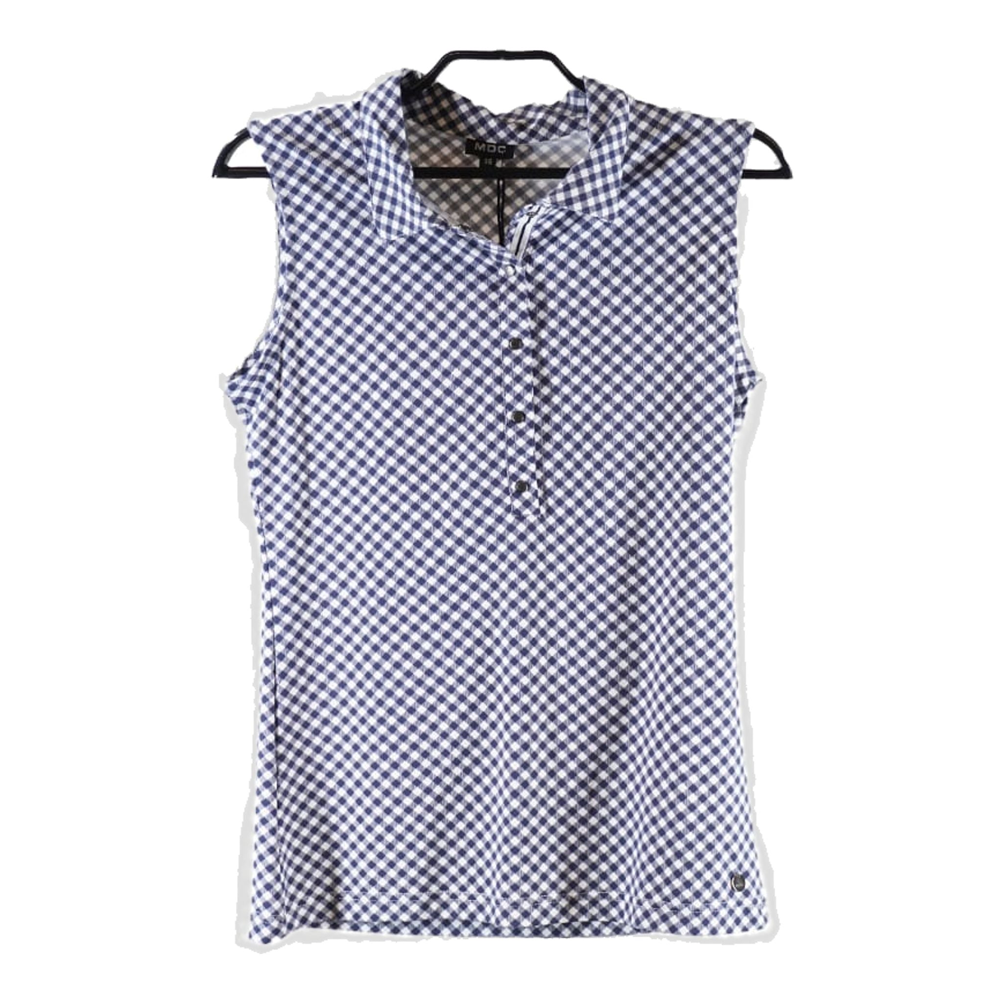 Damska koszulka polo golfowa bez rękawów MDC Sportswear
