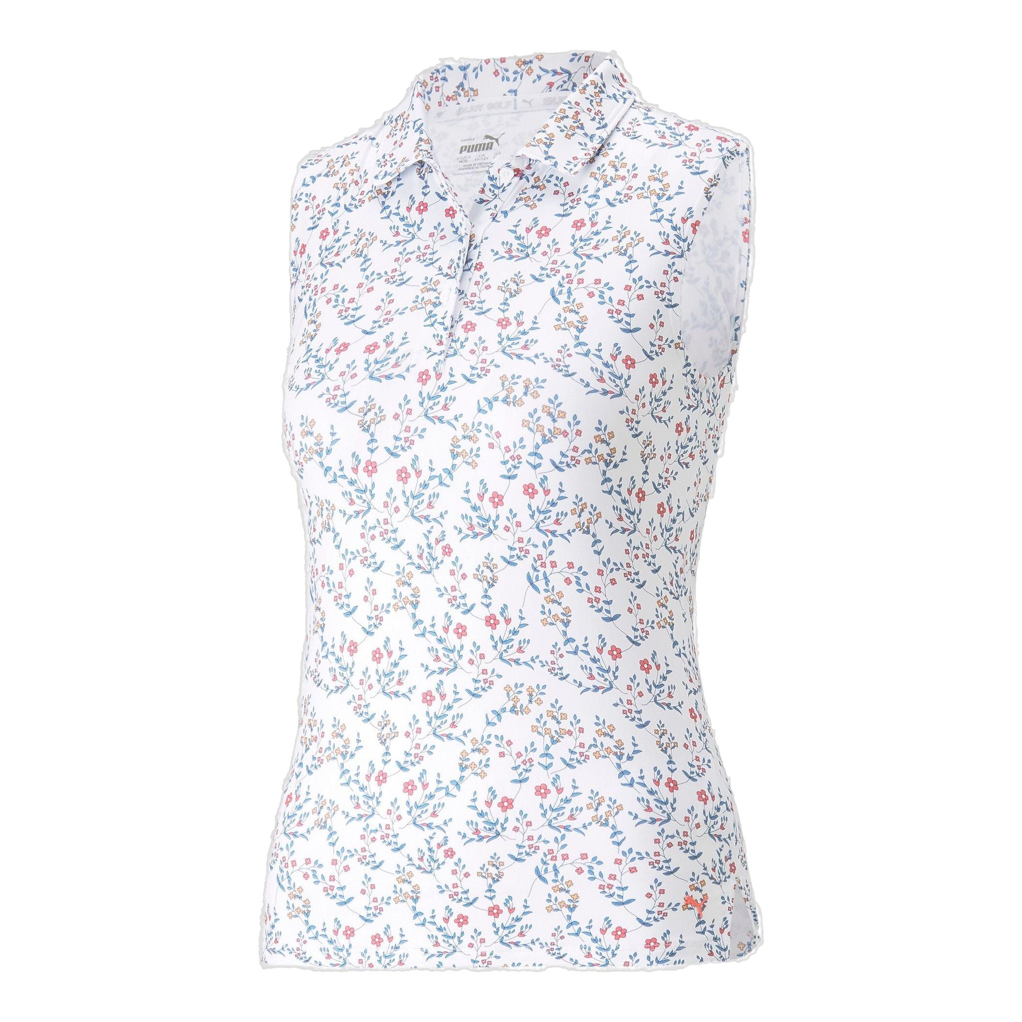 Damska koszulka polo Puma Girls Mattr Micro Floral