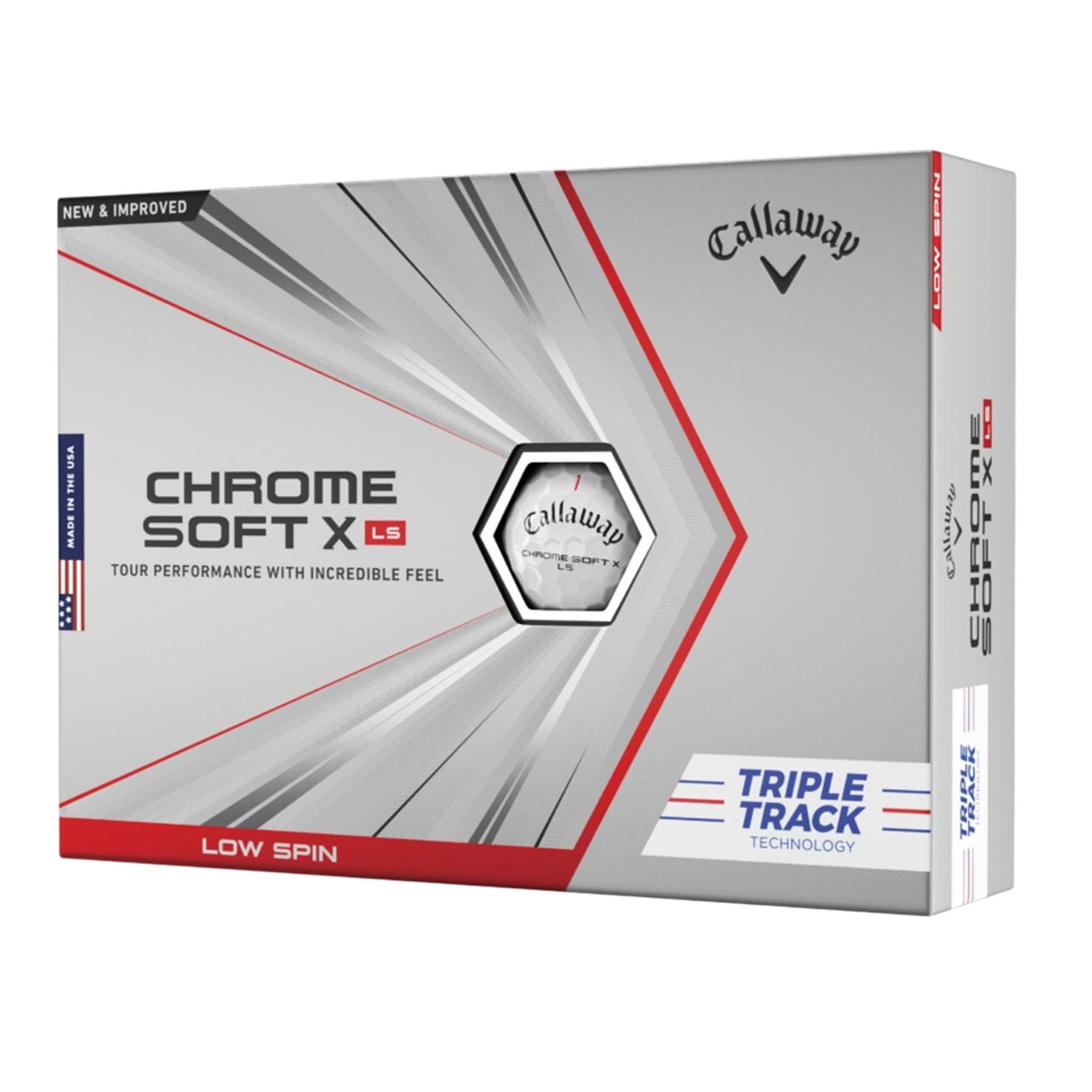 Callaway Chromesoft X LS Triple Track (2021) Golfbälle