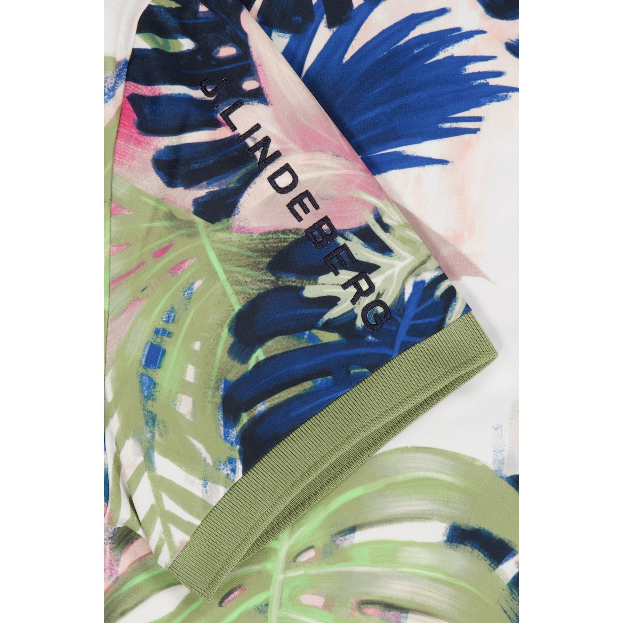 J. Lindeberg Tour Tech Reg Fit Print Polo Herren