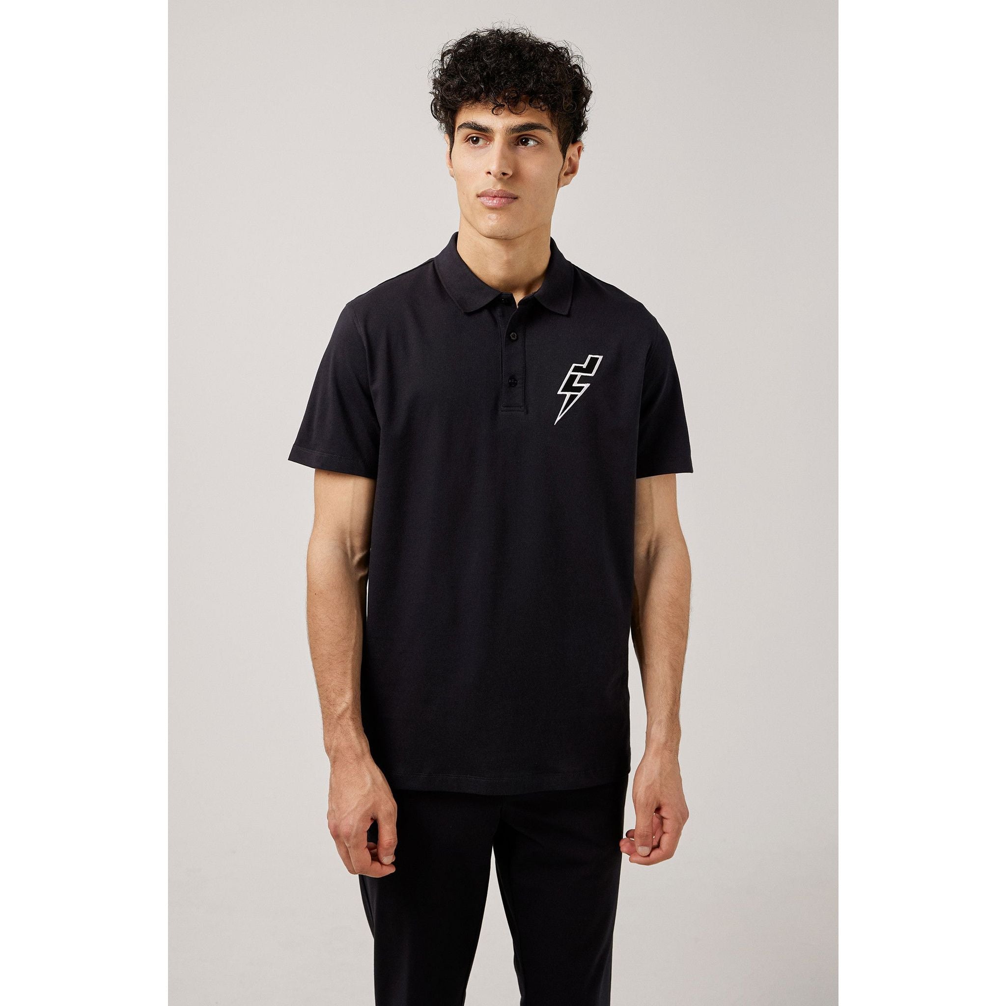 J. Lindeberg Polo JL Strike Rib Jersey Herren