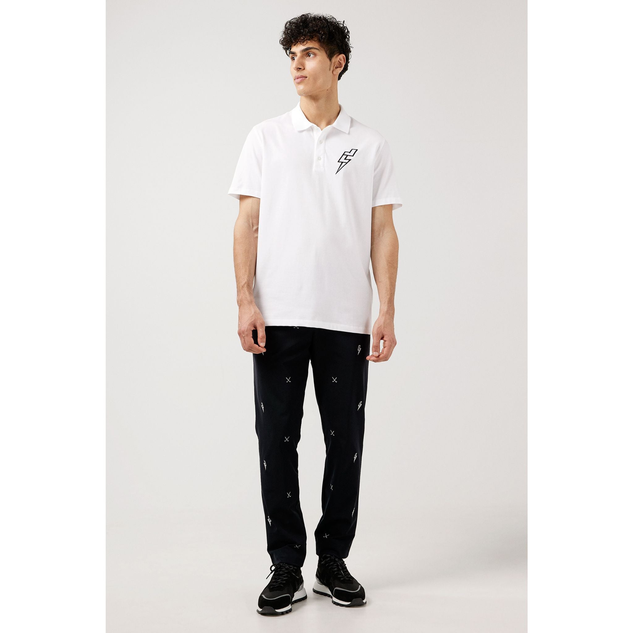 J. Lindeberg Polo JL Strike Rib Jersey Herren