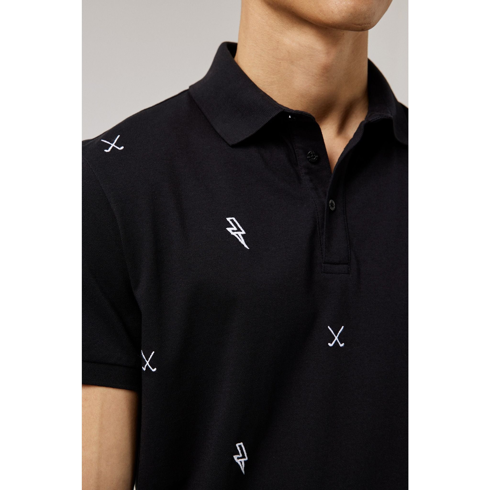 J. Lindeberg Jersey JL Strike Embroidery Herren