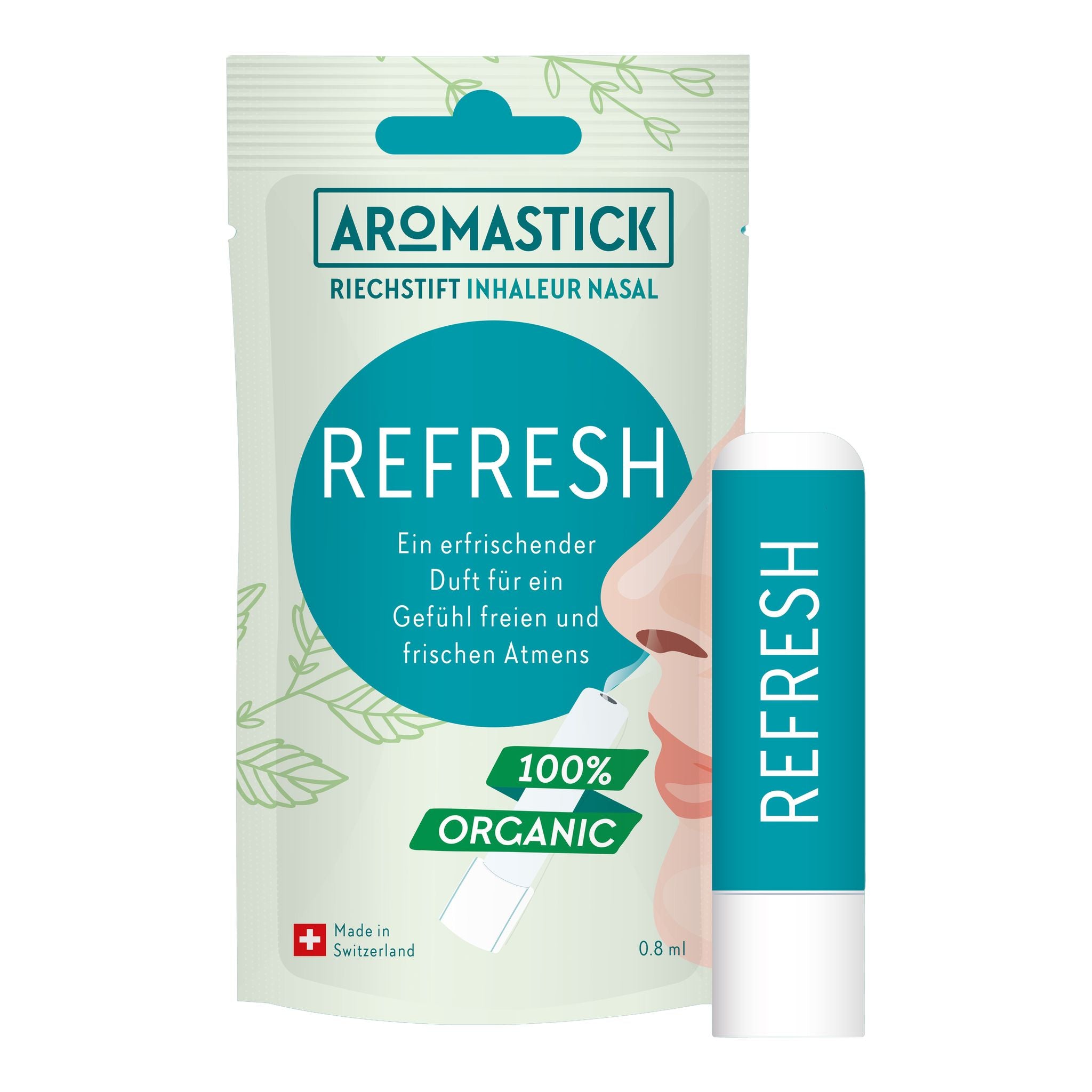 Green Healthcare Aromastick Sztyft zapachowy „Refresh”.