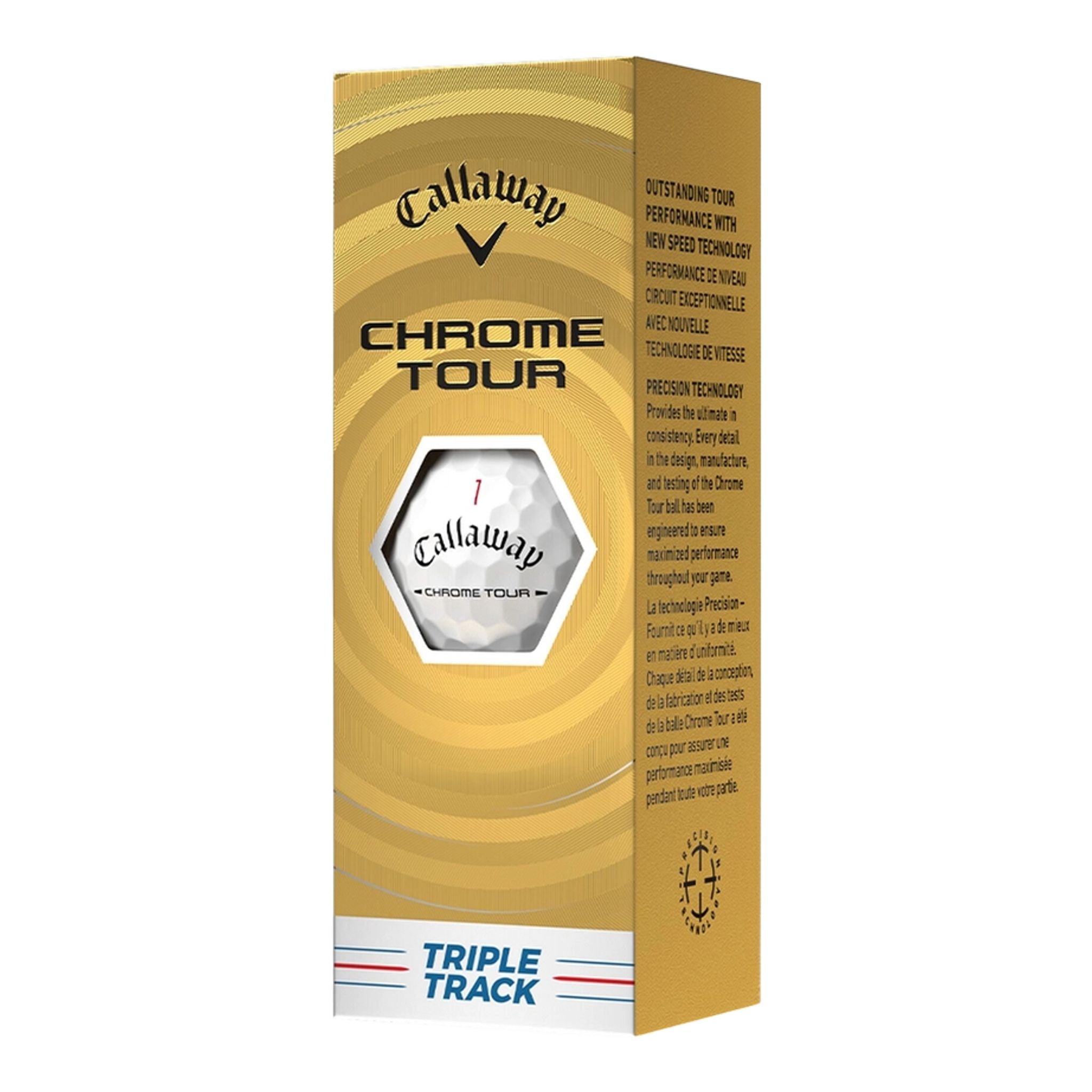 Piłki golfowe Callaway Chrome Tour Triple Track (2026)