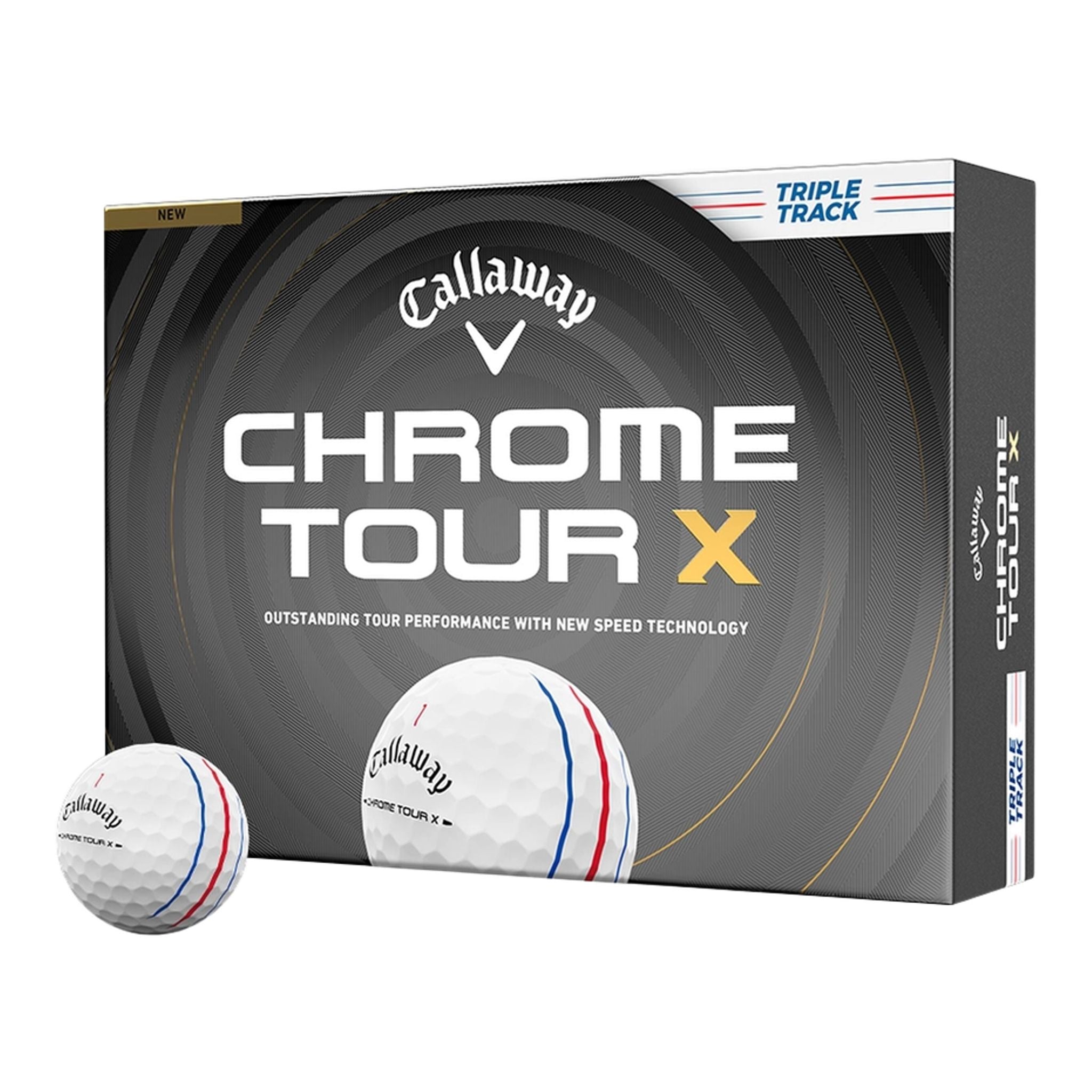 Piłki golfowe Callaway Chrome Tour X Triple Track 26