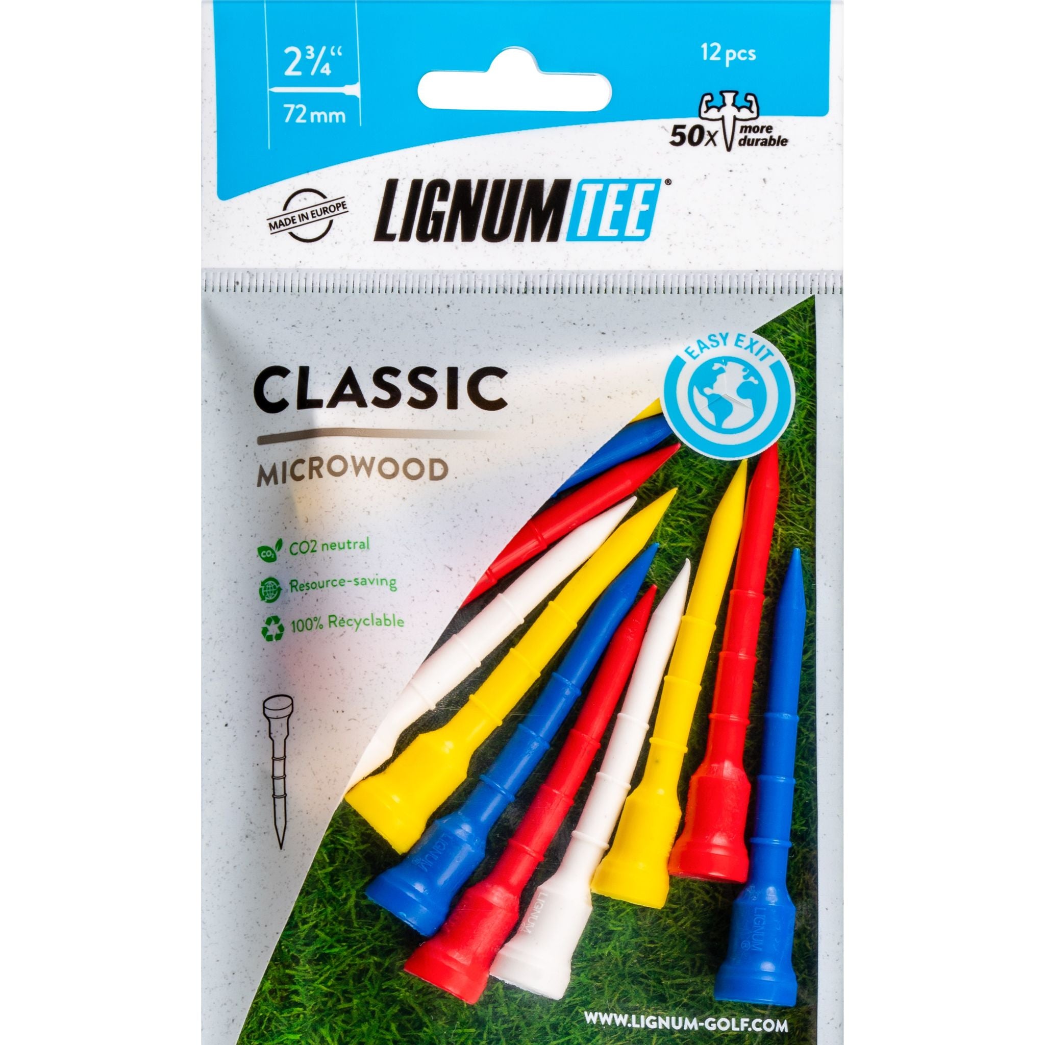 Lignum Classic Tee 72mm