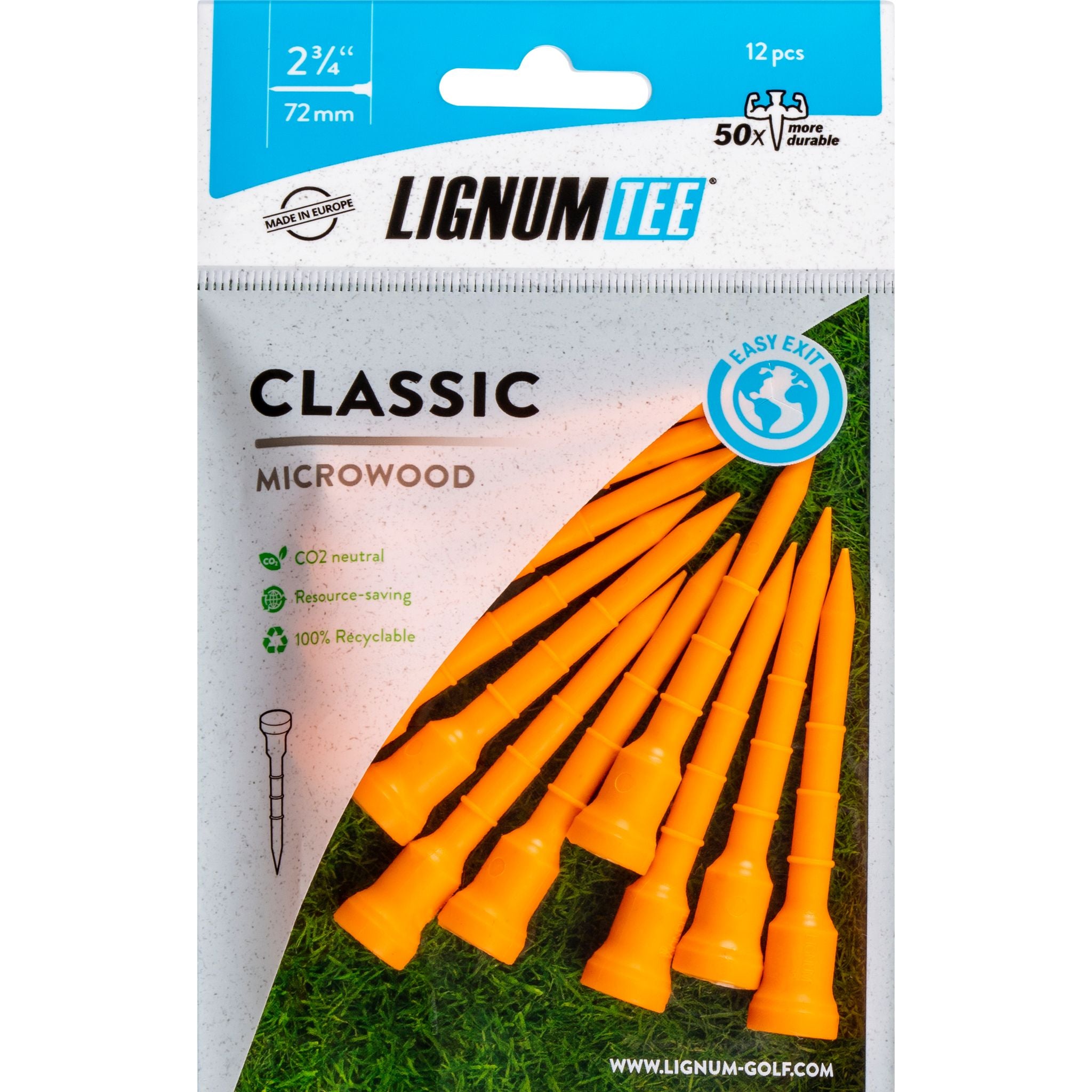 Lignum Classic Tee 72mm