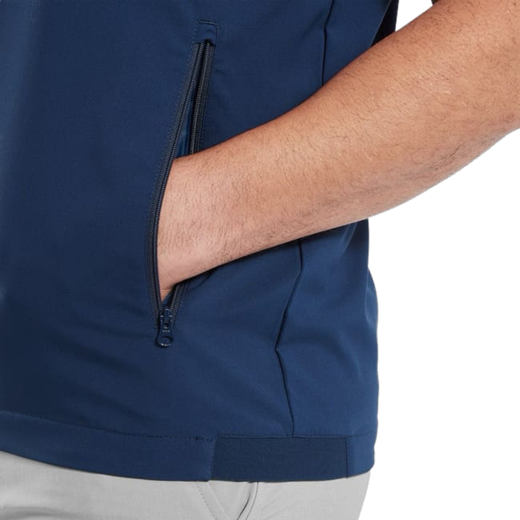 Męska kurtka wiatrówka Footjoy Zephyr bez rękawów