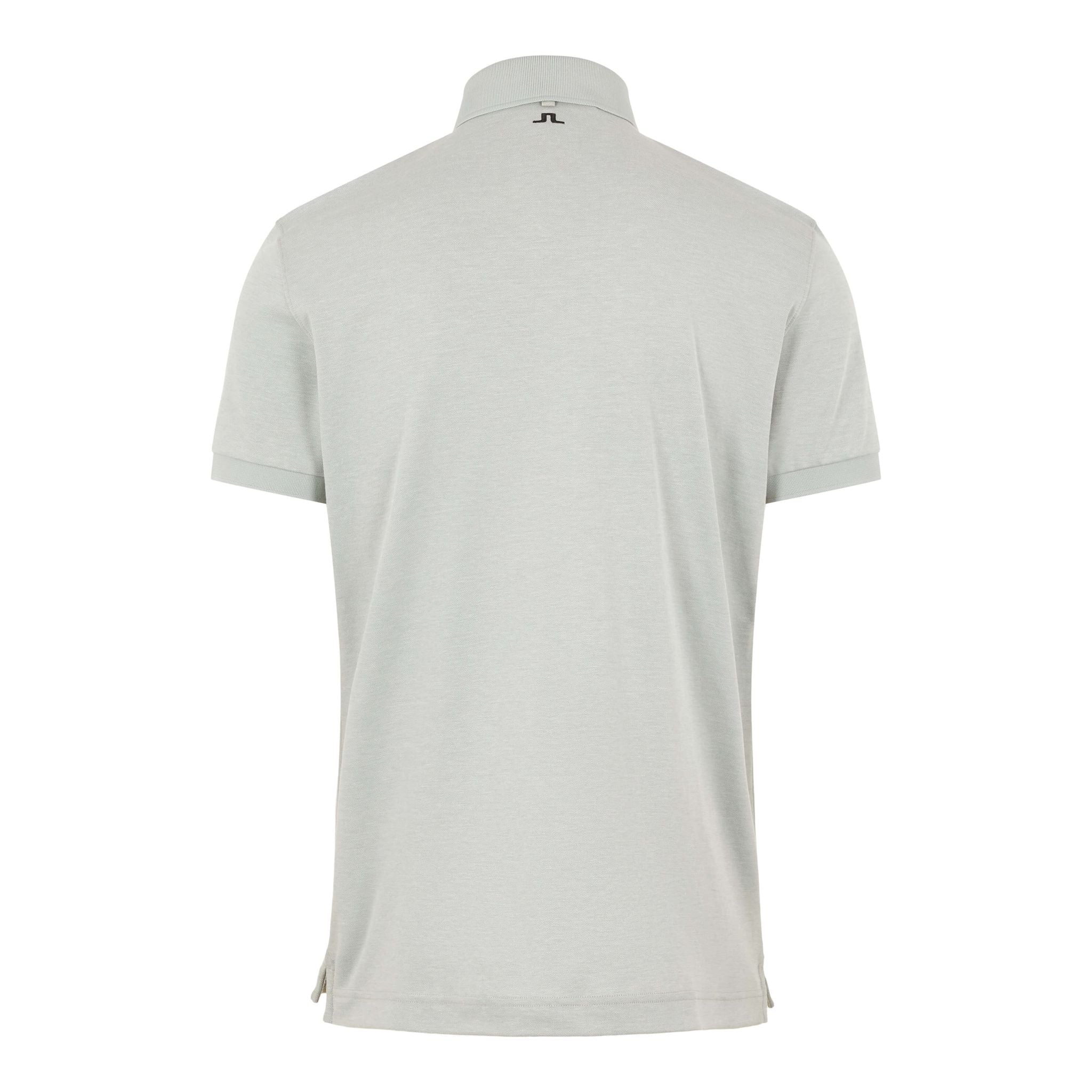 J. Lindeberg M Stan Reg Fit-Club Pique Polo Stone Grey Melange Herren