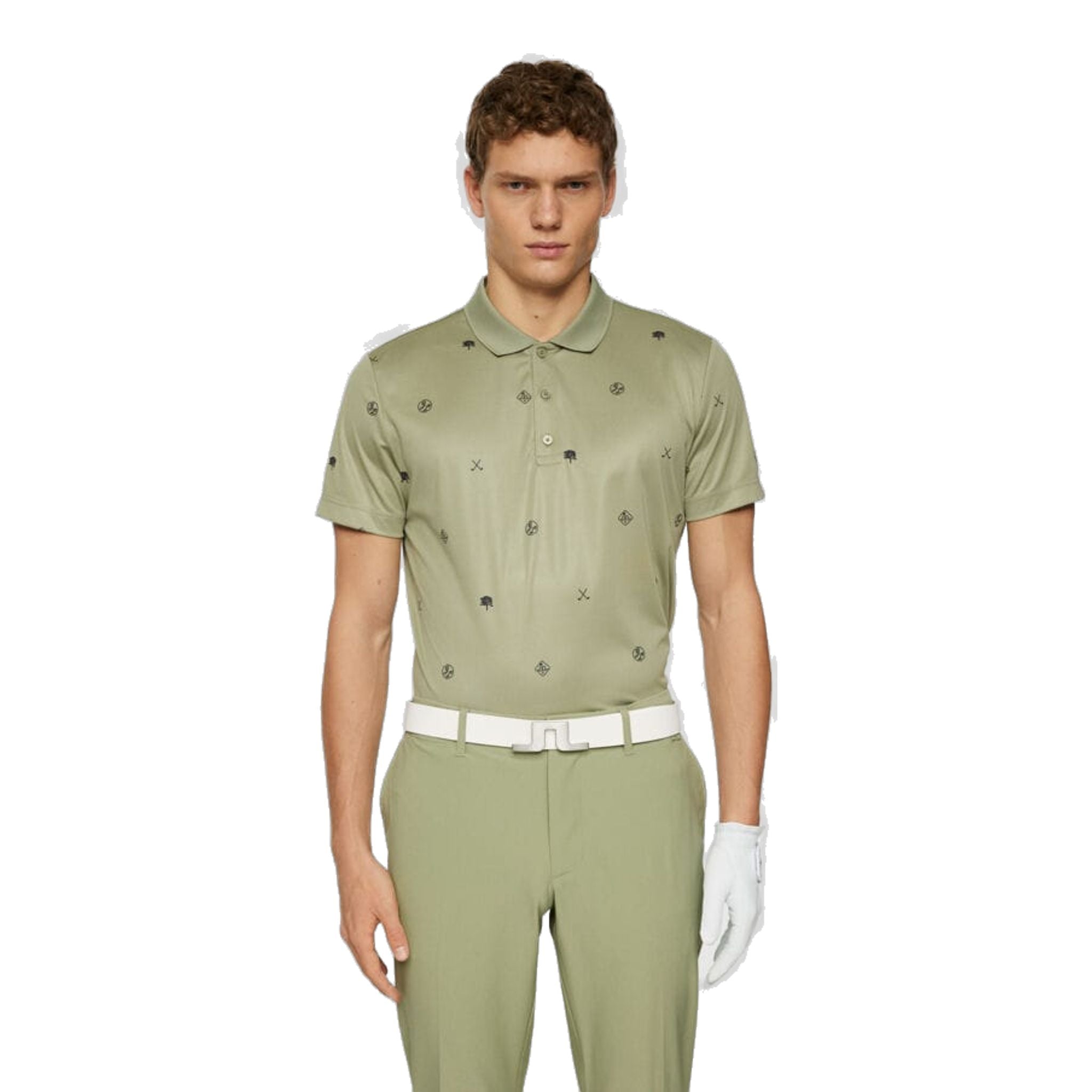 Męska koszulka polo z motywem klubowym J. Lindeberg