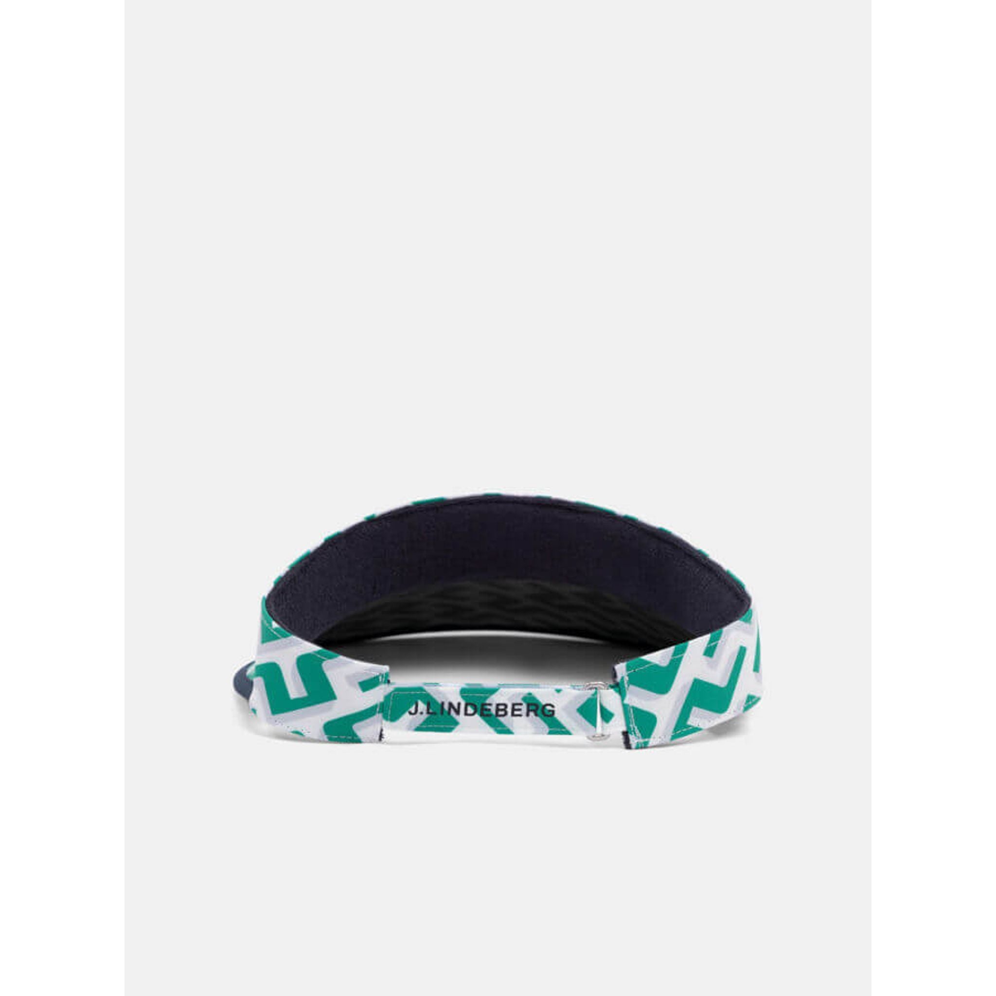 J. Lindeberg Alba Print 3D Bridge Monogram Visor Damen