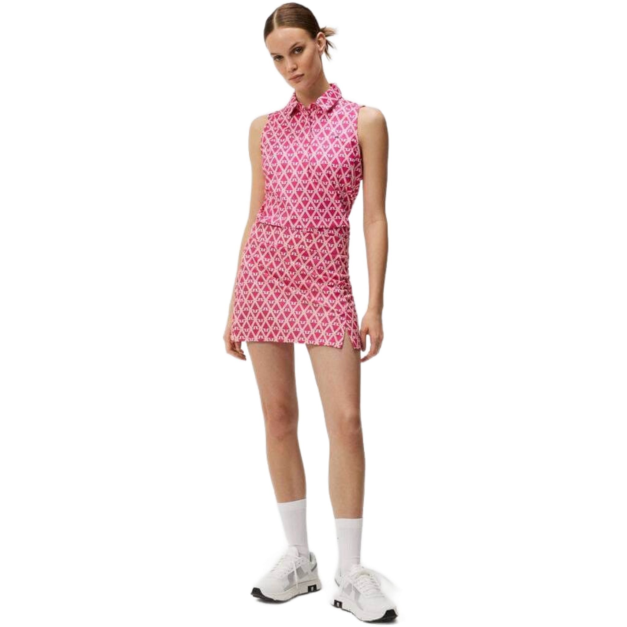 Damski top bez rękawów z nadrukiem J. Lindeberg Dena