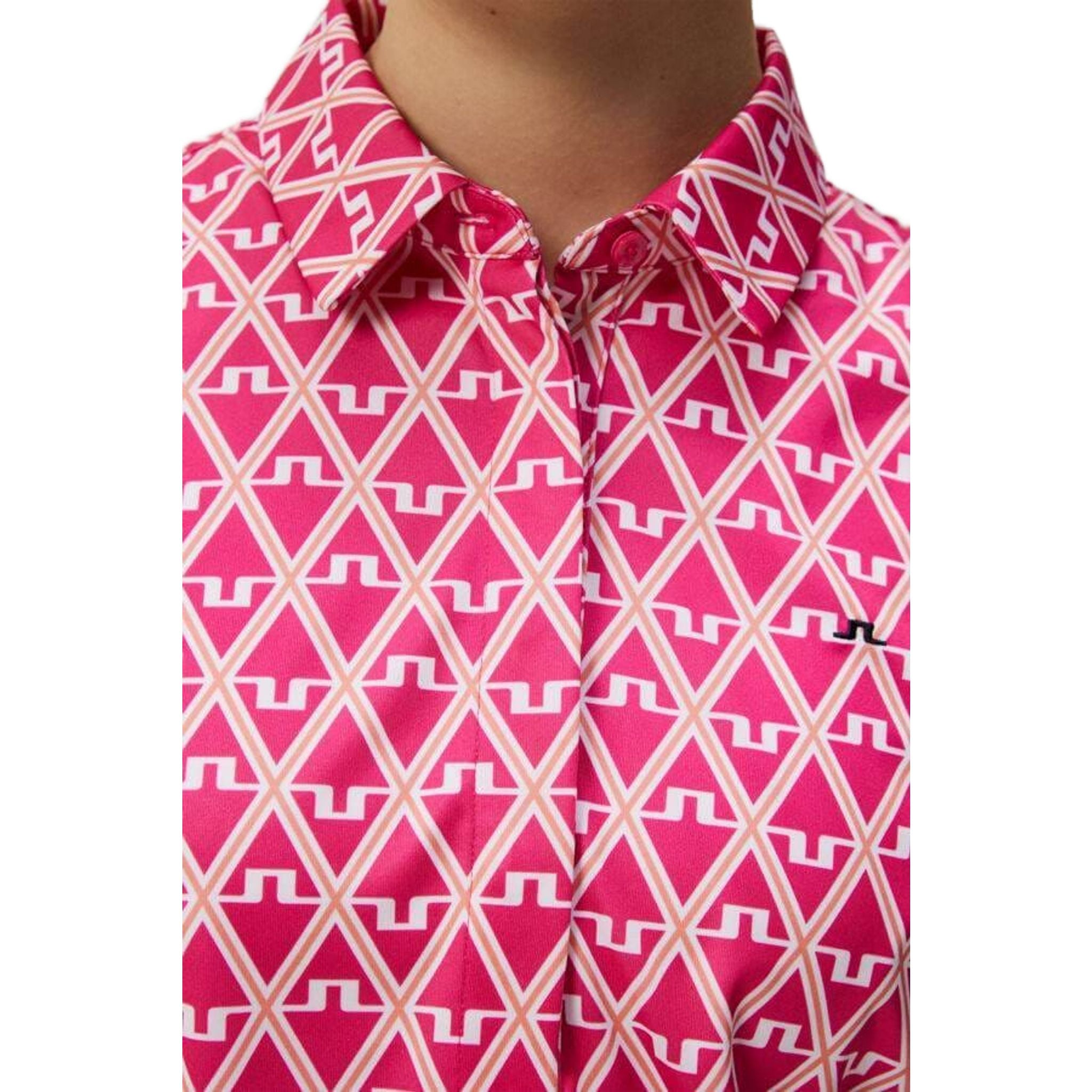 Damski top bez rękawów z nadrukiem J. Lindeberg Dena