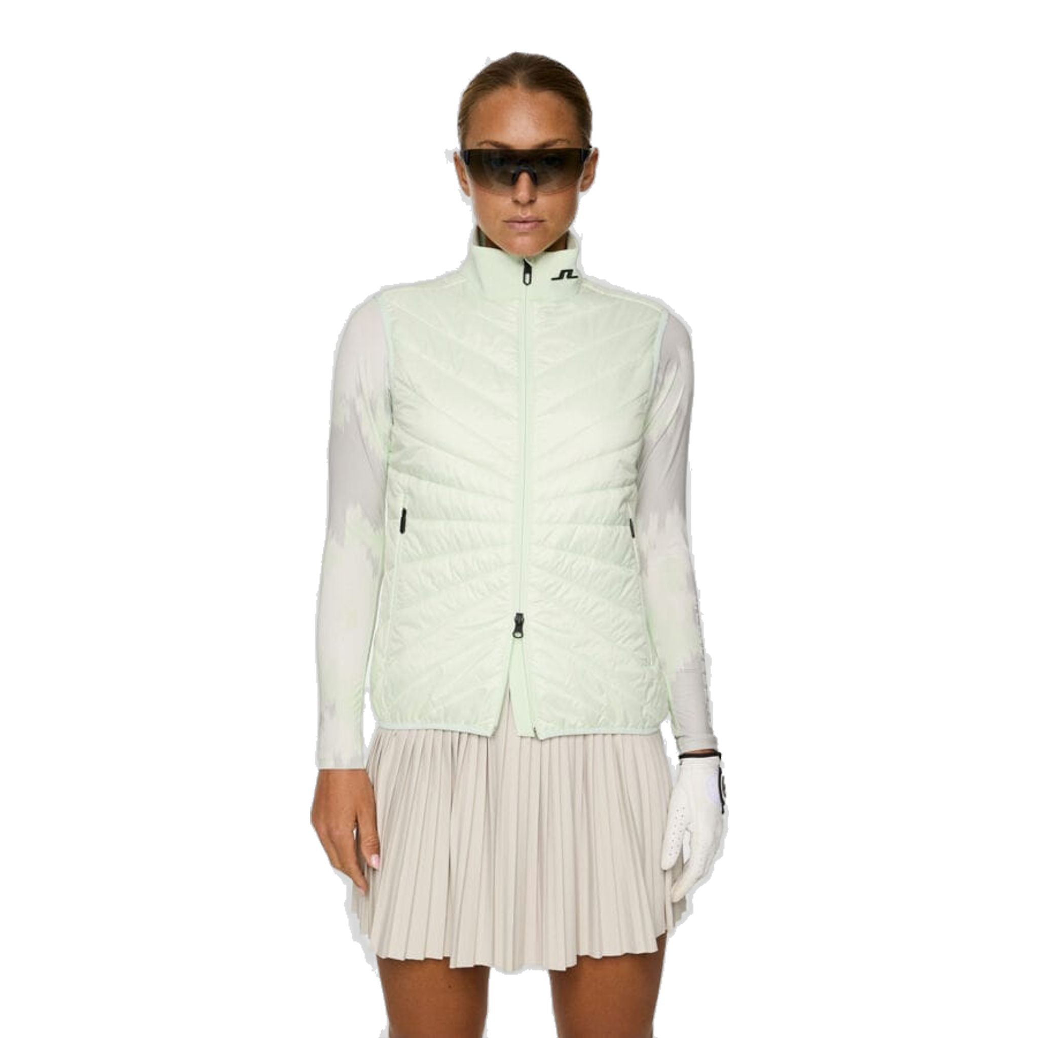 J. Lindeberg Madde Quilt Hybrydowa kamizelka damska