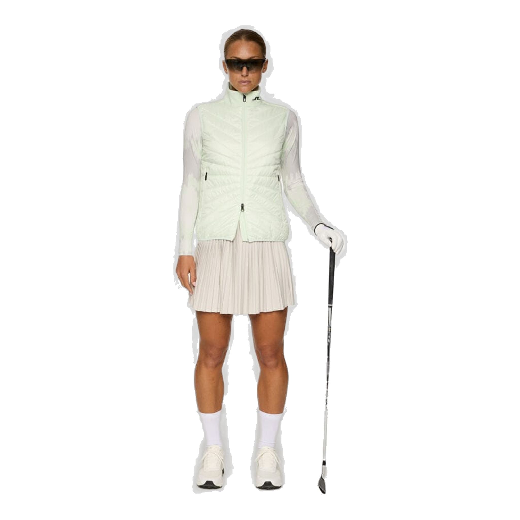 J. Lindeberg Madde Quilt Hybrydowa kamizelka damska