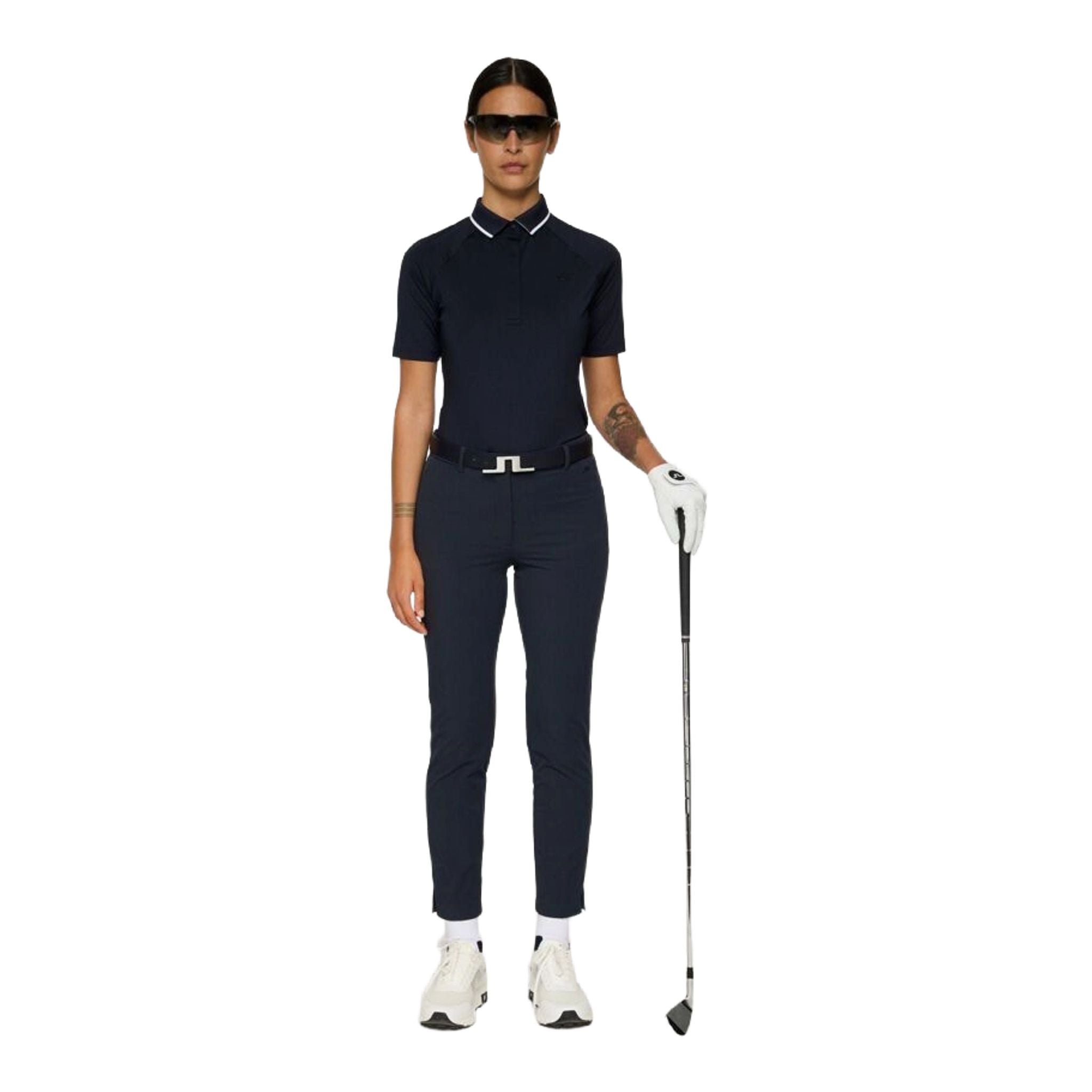 Damskie spodnie J. Lindeberg Lei z polaru i diagonalu