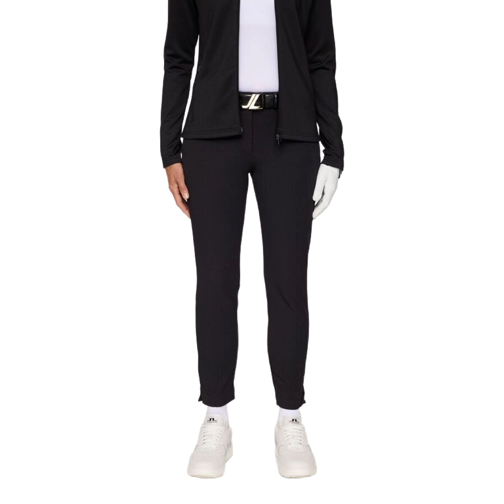 Damskie spodnie J. Lindeberg Lei z polaru i diagonalu