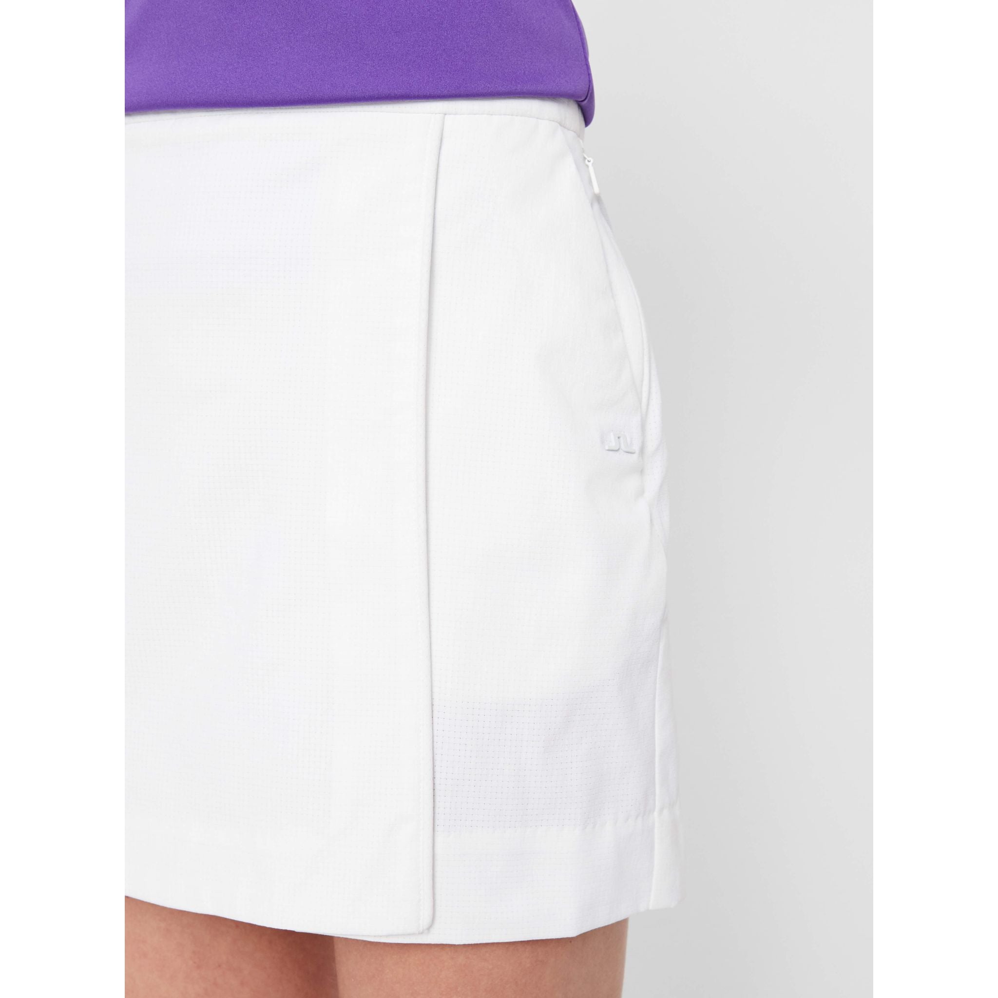 J. Lindeberg W Semina Spódnica z wysokim rozcięciem, biała, damska