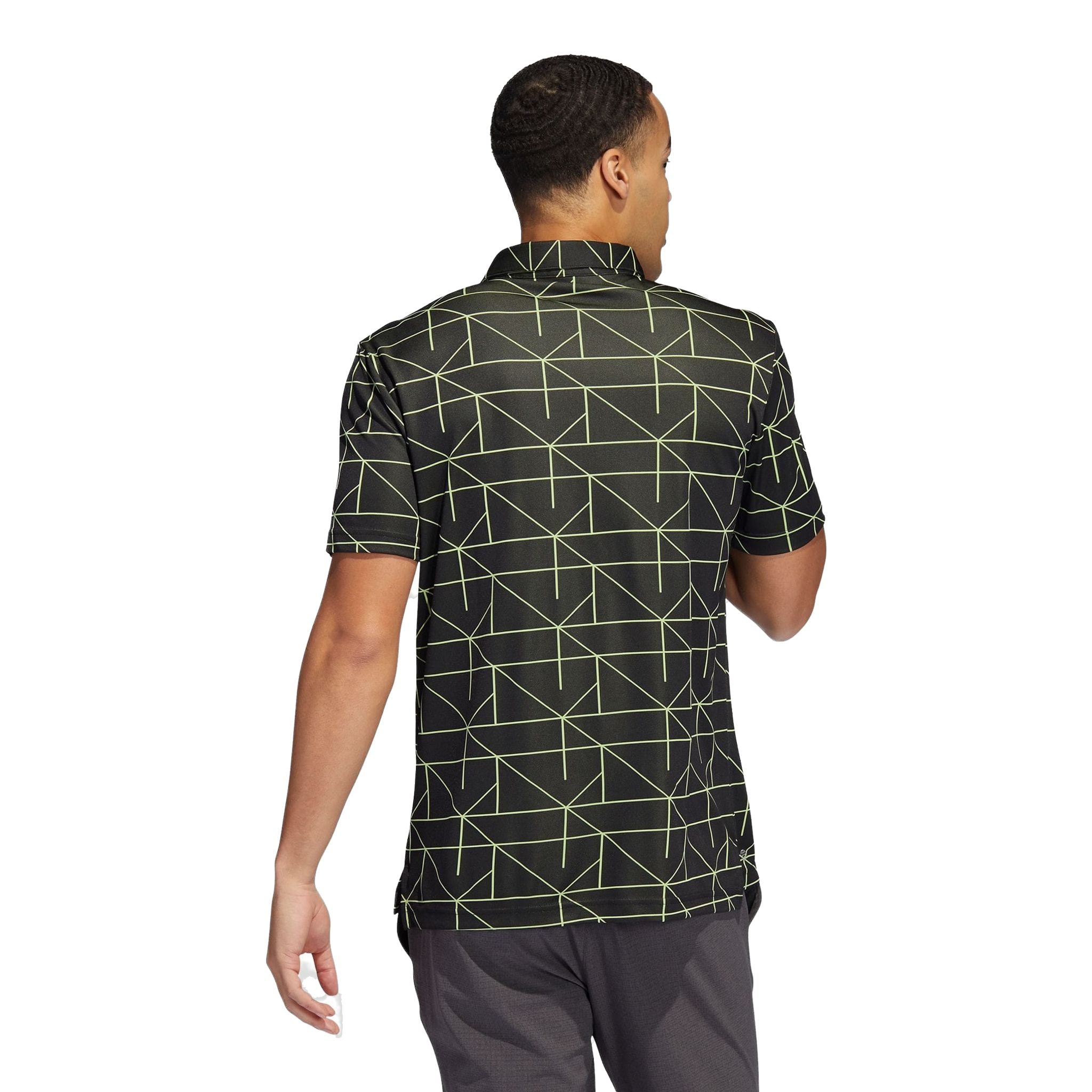 Adidas Jaquard Lines Polo Herren