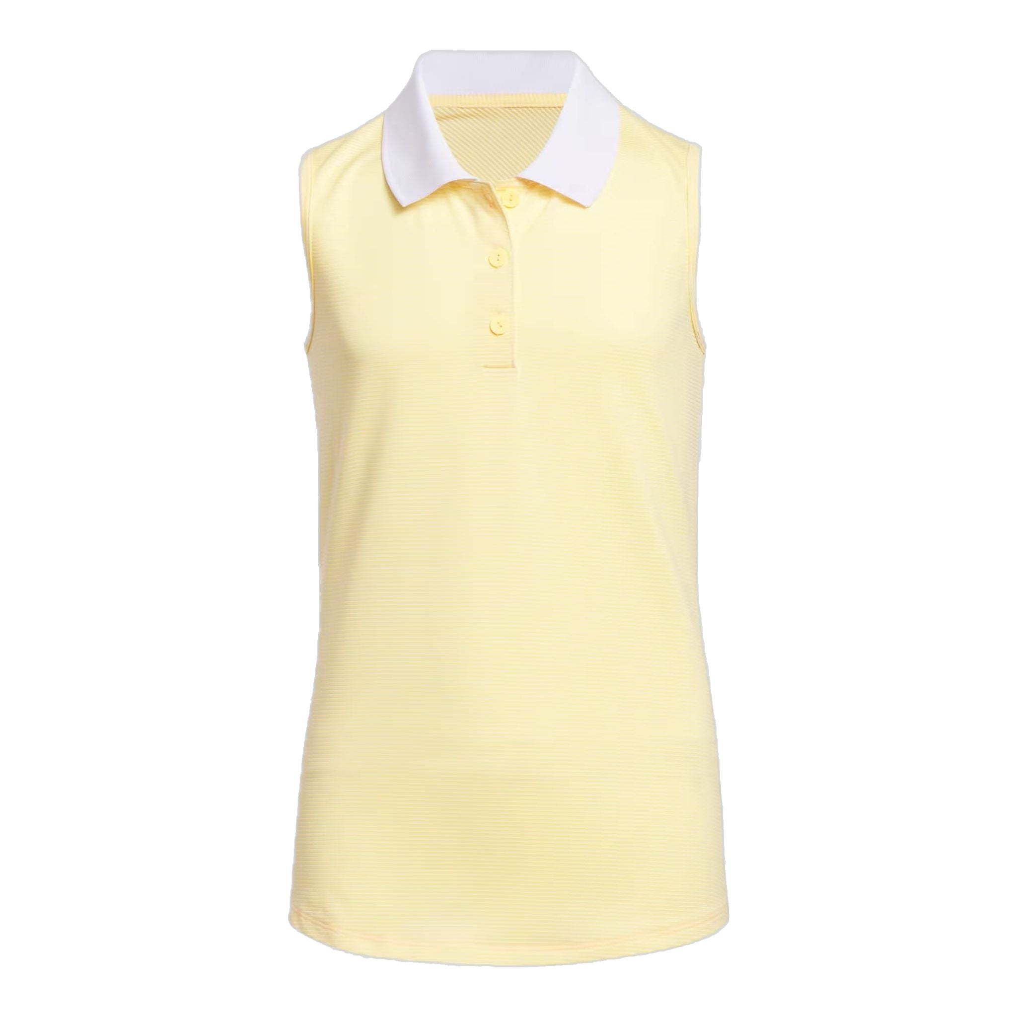 Damska koszulka polo bez rękawów Adidas Ottoman w paski