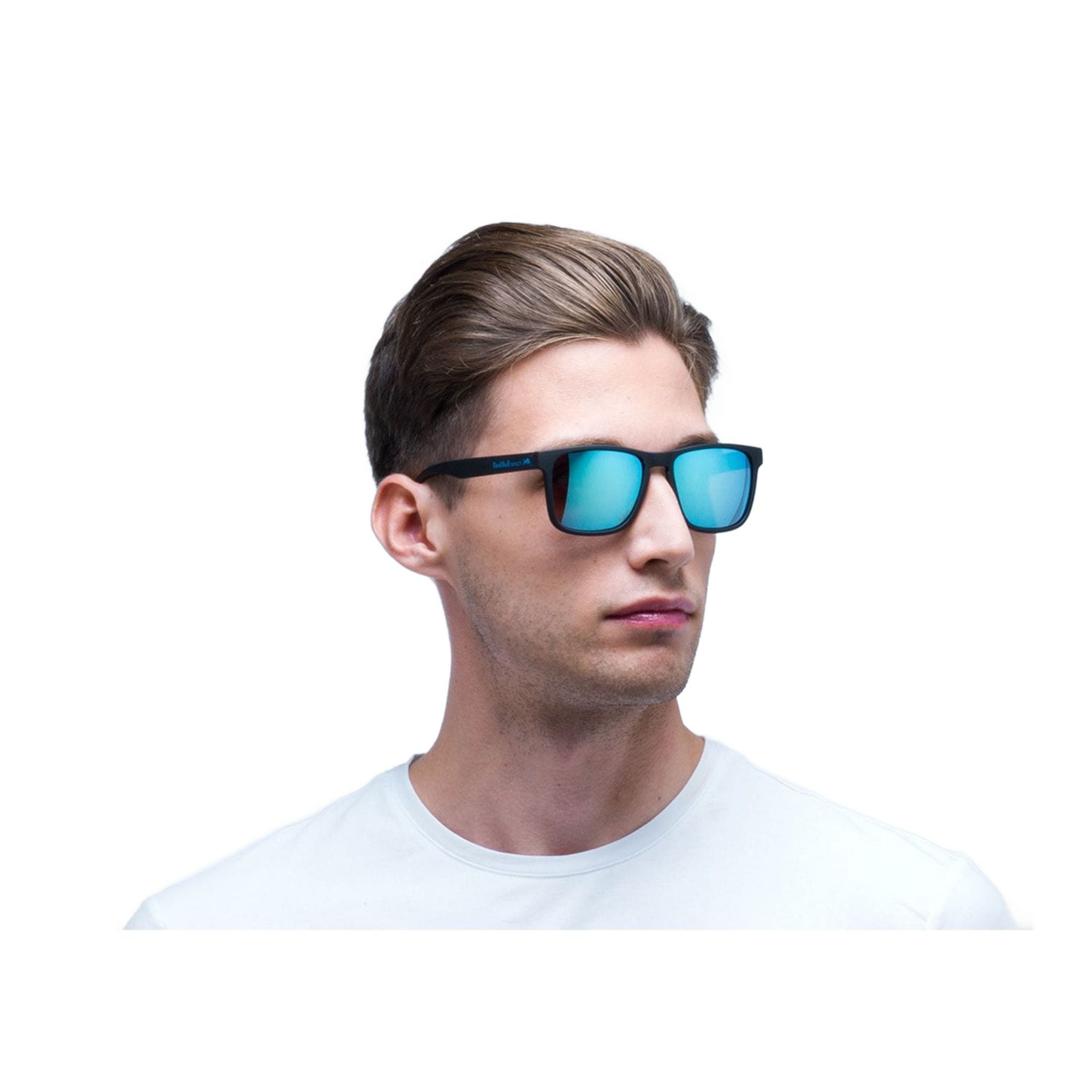 RedBull Spect Eyewear LEAP Schwarz/Smoke Ice Blue Mirror