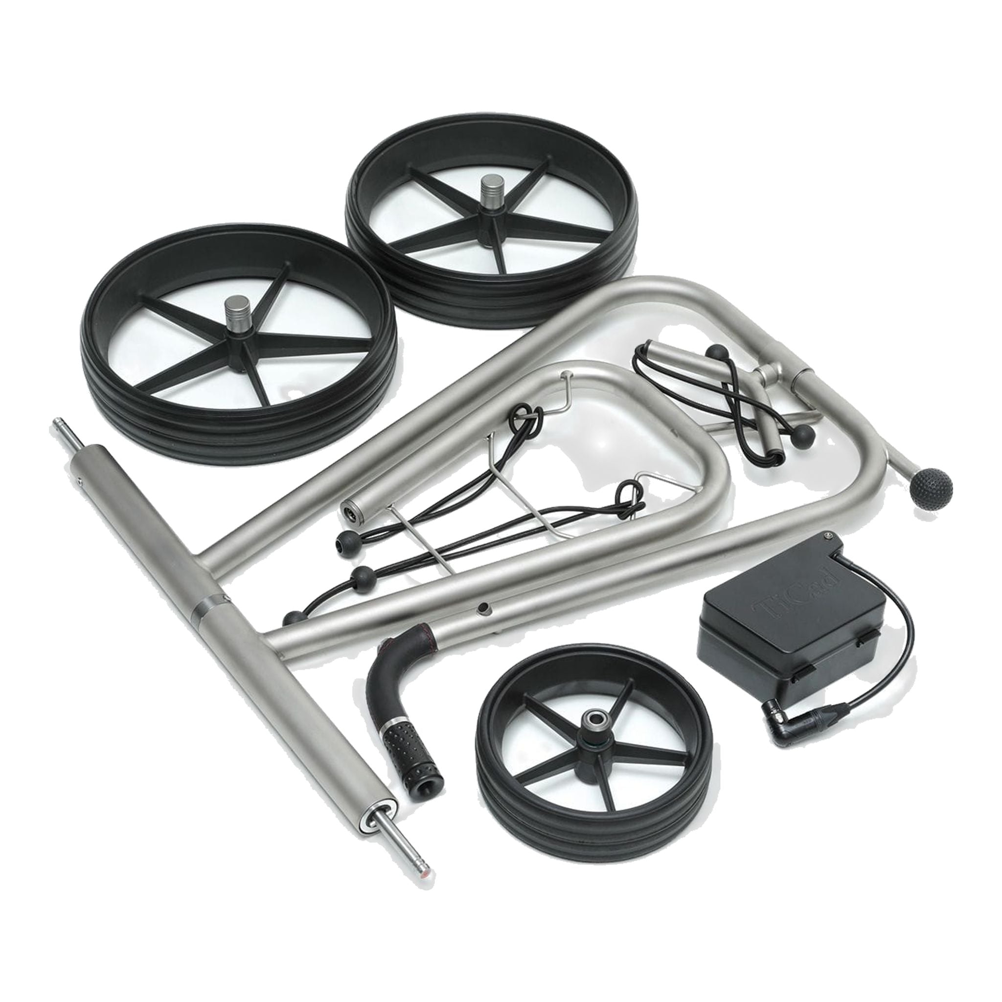 TiCad Tango (GFK-Räder & elektr. Parkbremse) + Schirmhal