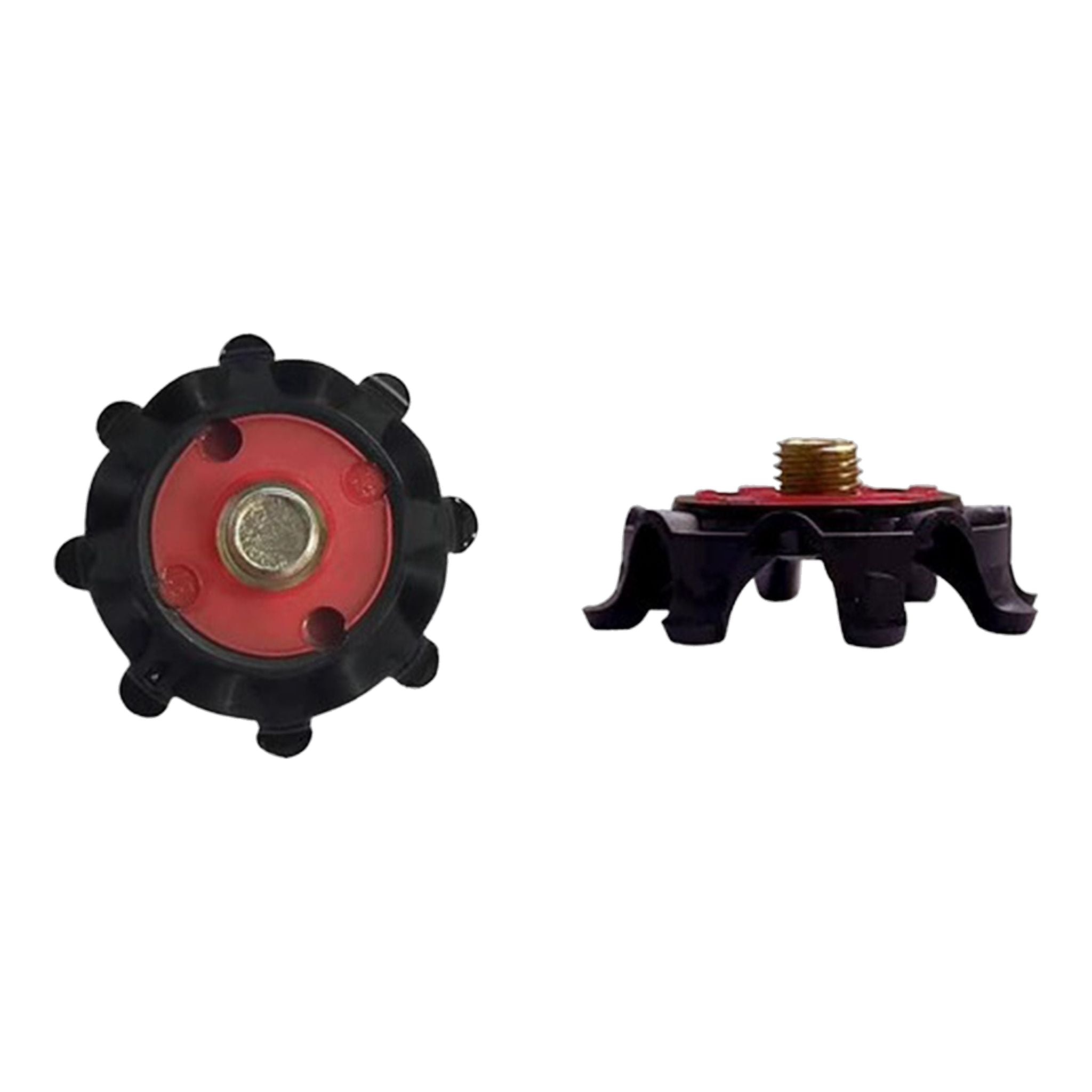 Softspikes Pulsar Small Metal 22 Stück Schwarz, Rot