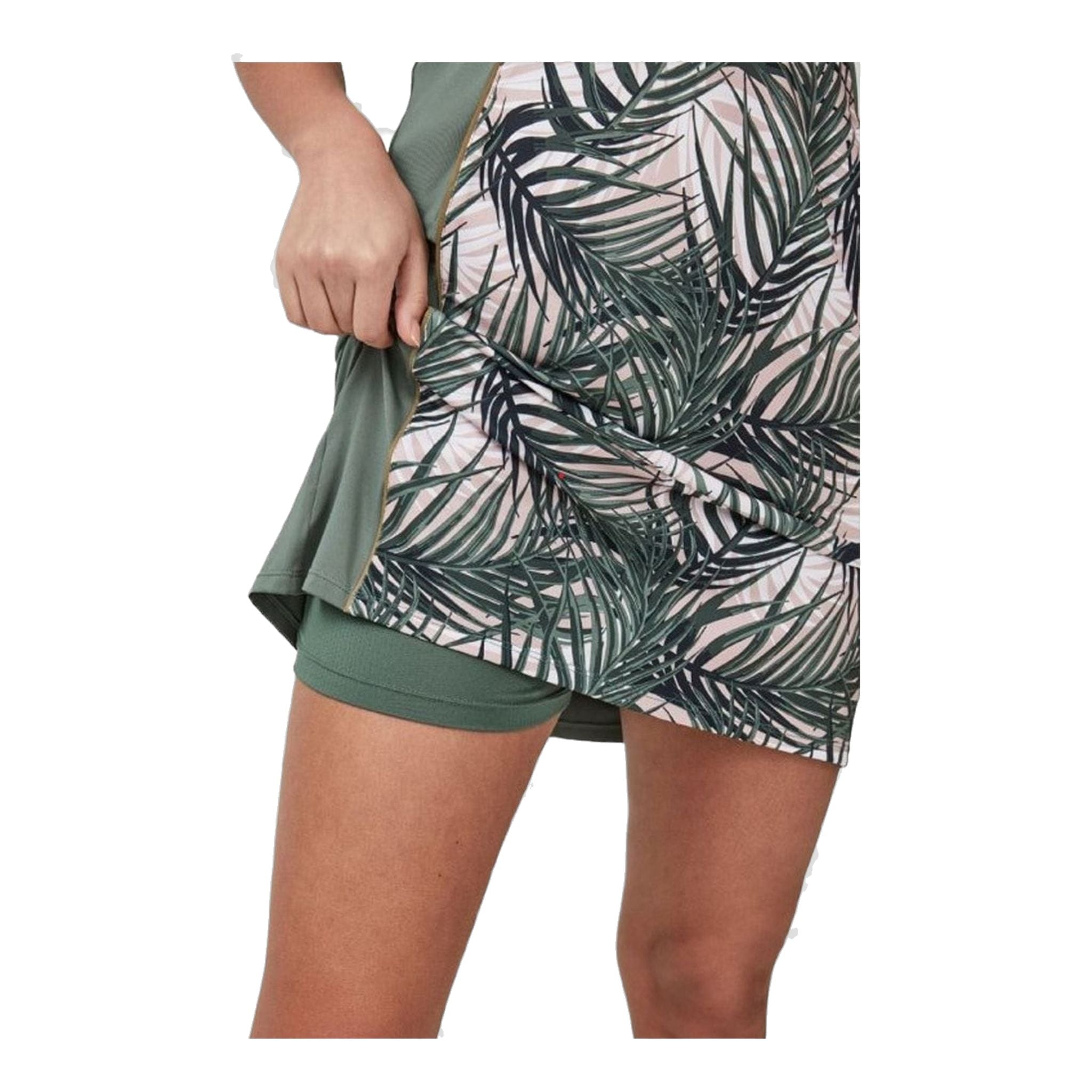 Röhnisch Kleid Black Palm Pale Pink Damen