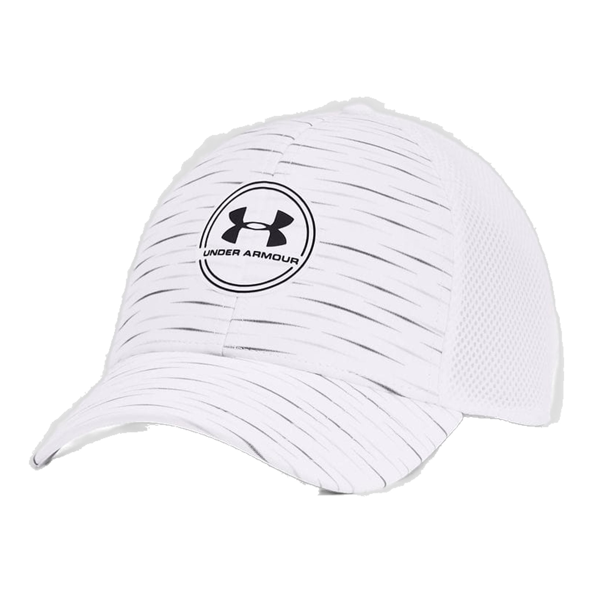 Under Armour M Kappe Iso-Chill Driver Mesh Weiß/Weiß/Schwarz Herren