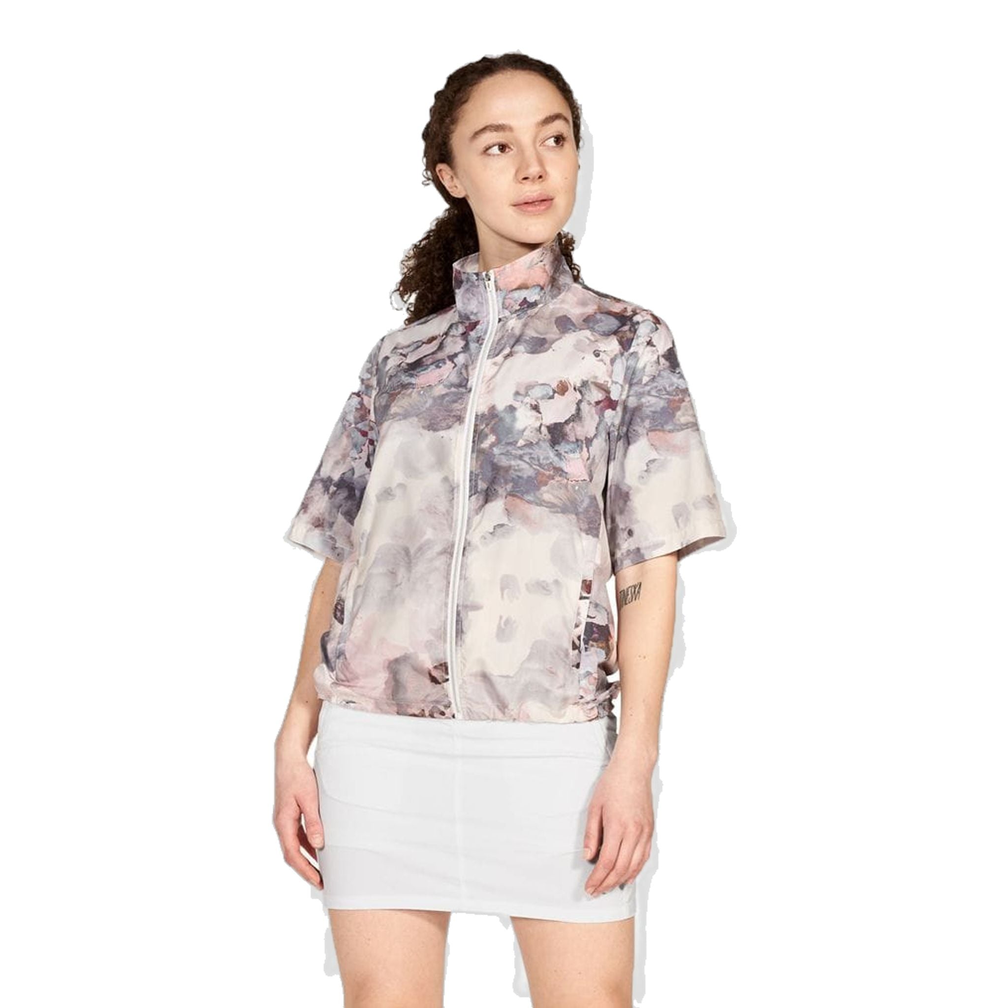 Röhnisch Windjacke Light Nude Aqurelle Damen