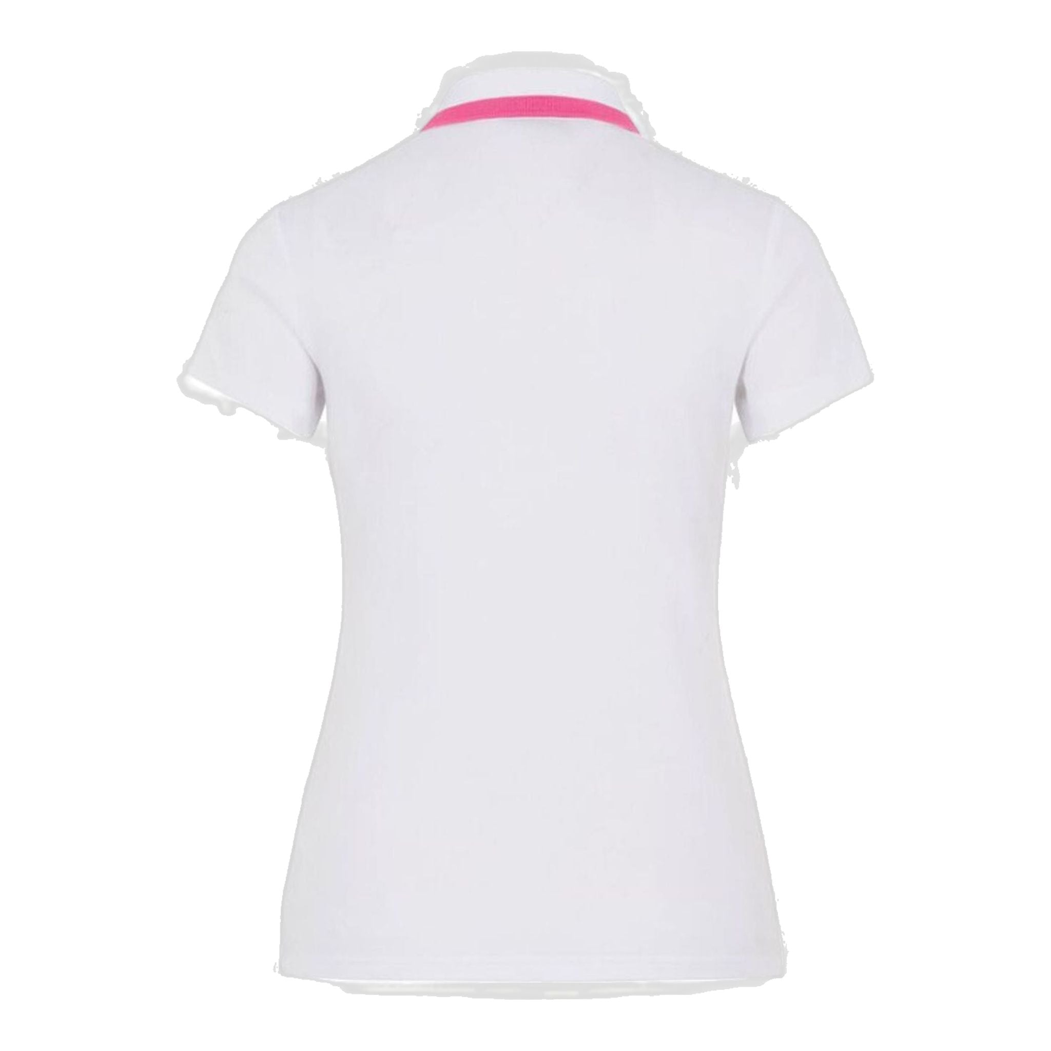 J. Lindeberg W Alve-Cotton Poly Polo White Damen