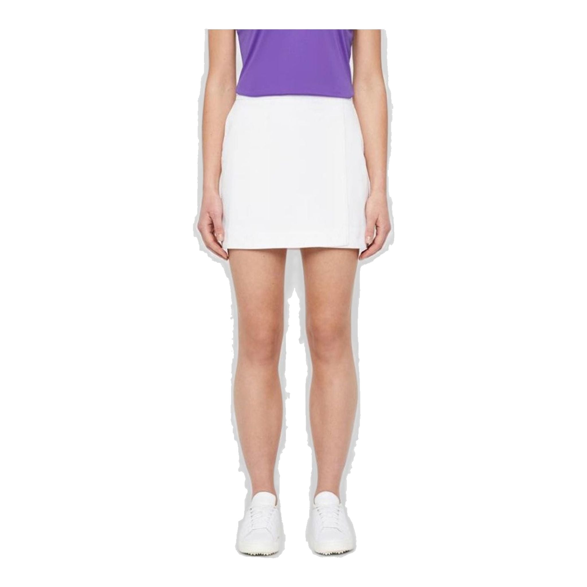 J. Lindeberg W Semina Skirt High Vent White Damen