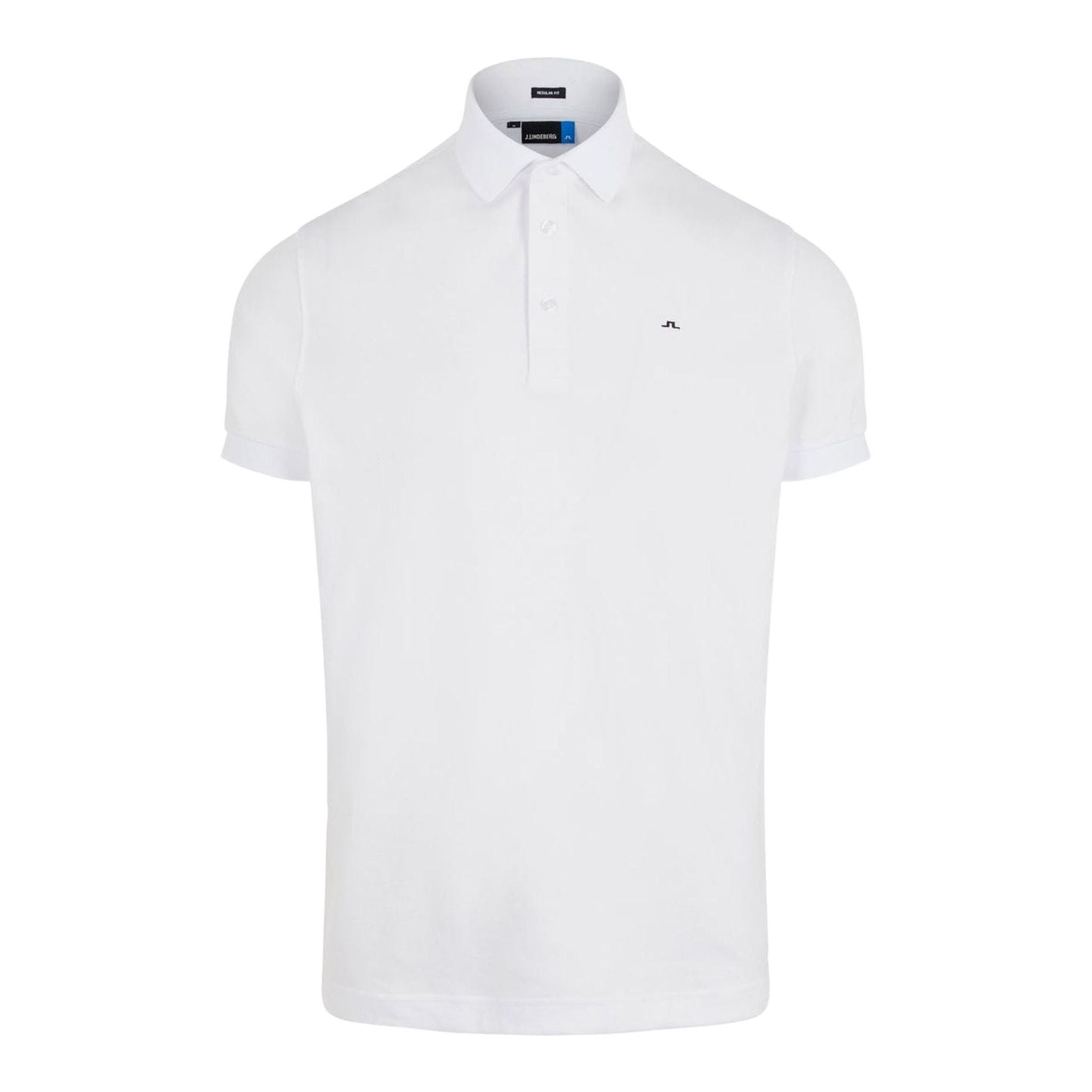 J. Lindeberg M Stan Reg Fit-Club Pique Polo White Herren