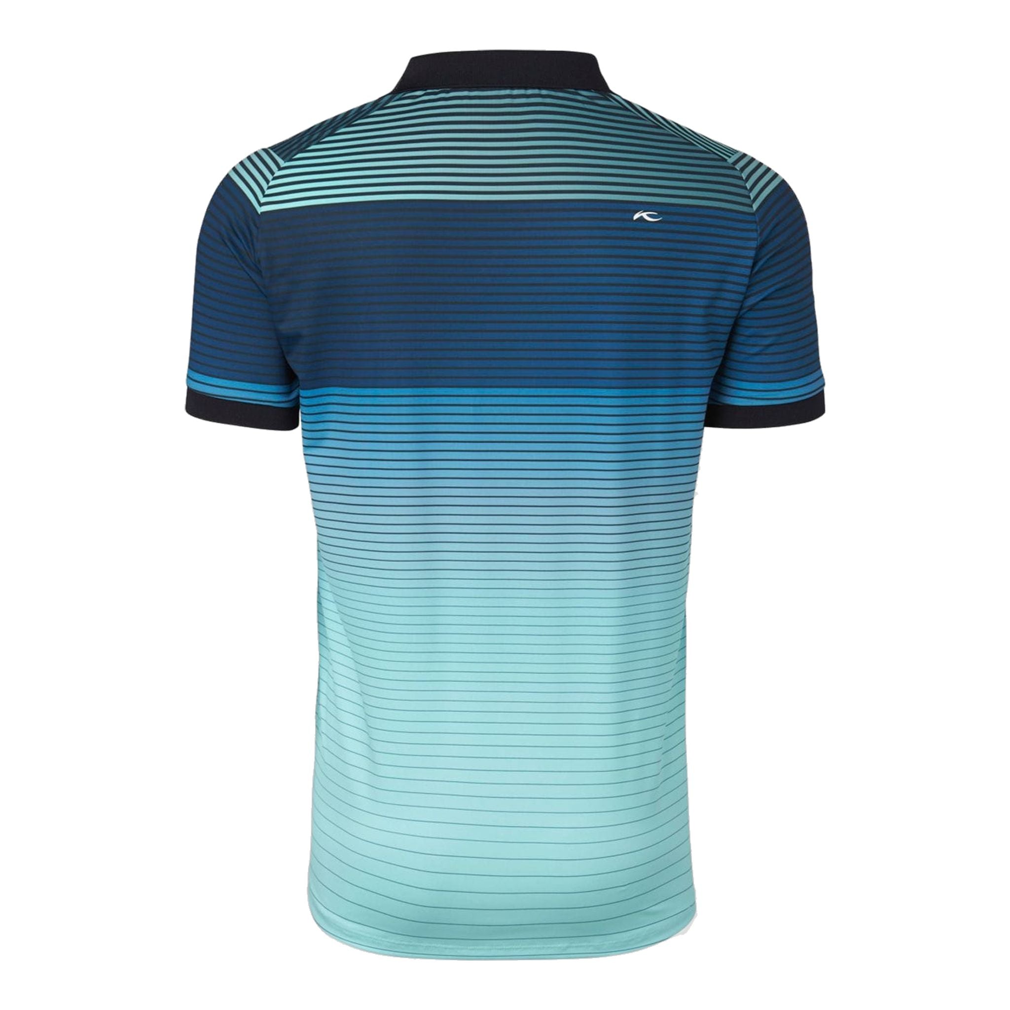 Kjus M Spot Printed SS Polo Ice Blue Herren