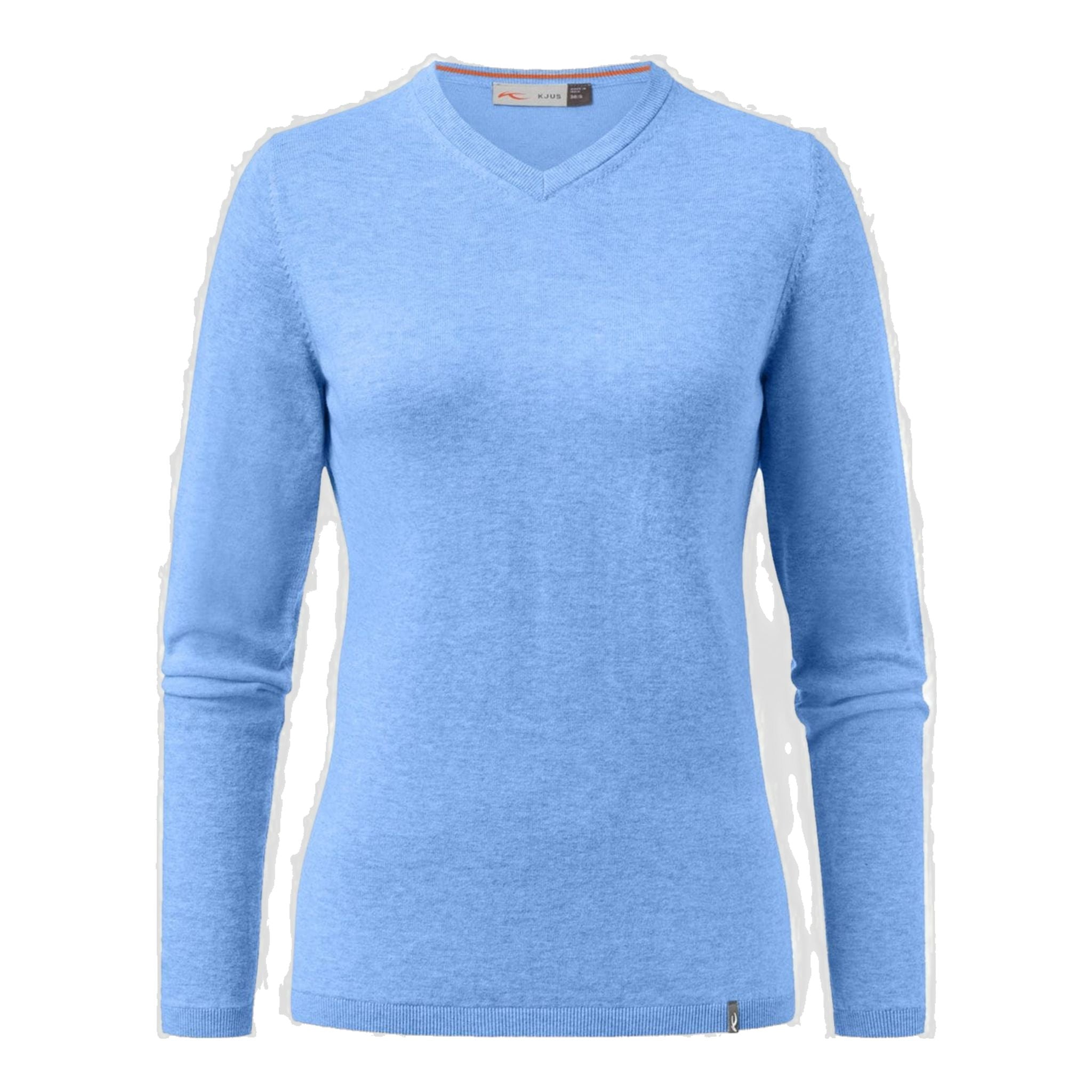 Kjus W Kicki V-Neck Pullover Vista Blue Mel Damen