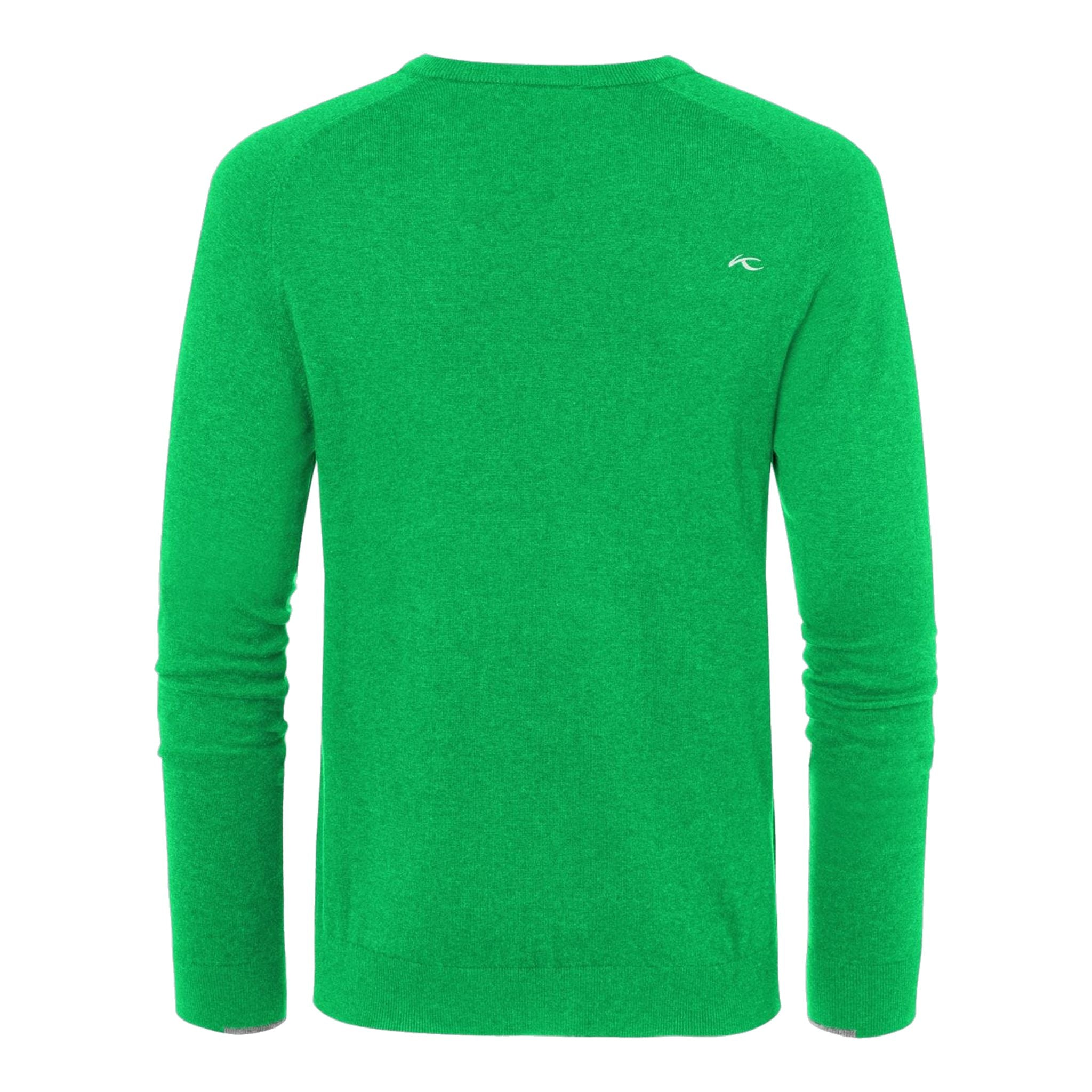 Kjus Pullover V-Ausschnitt Kirk M Spring Grün Melange Herren