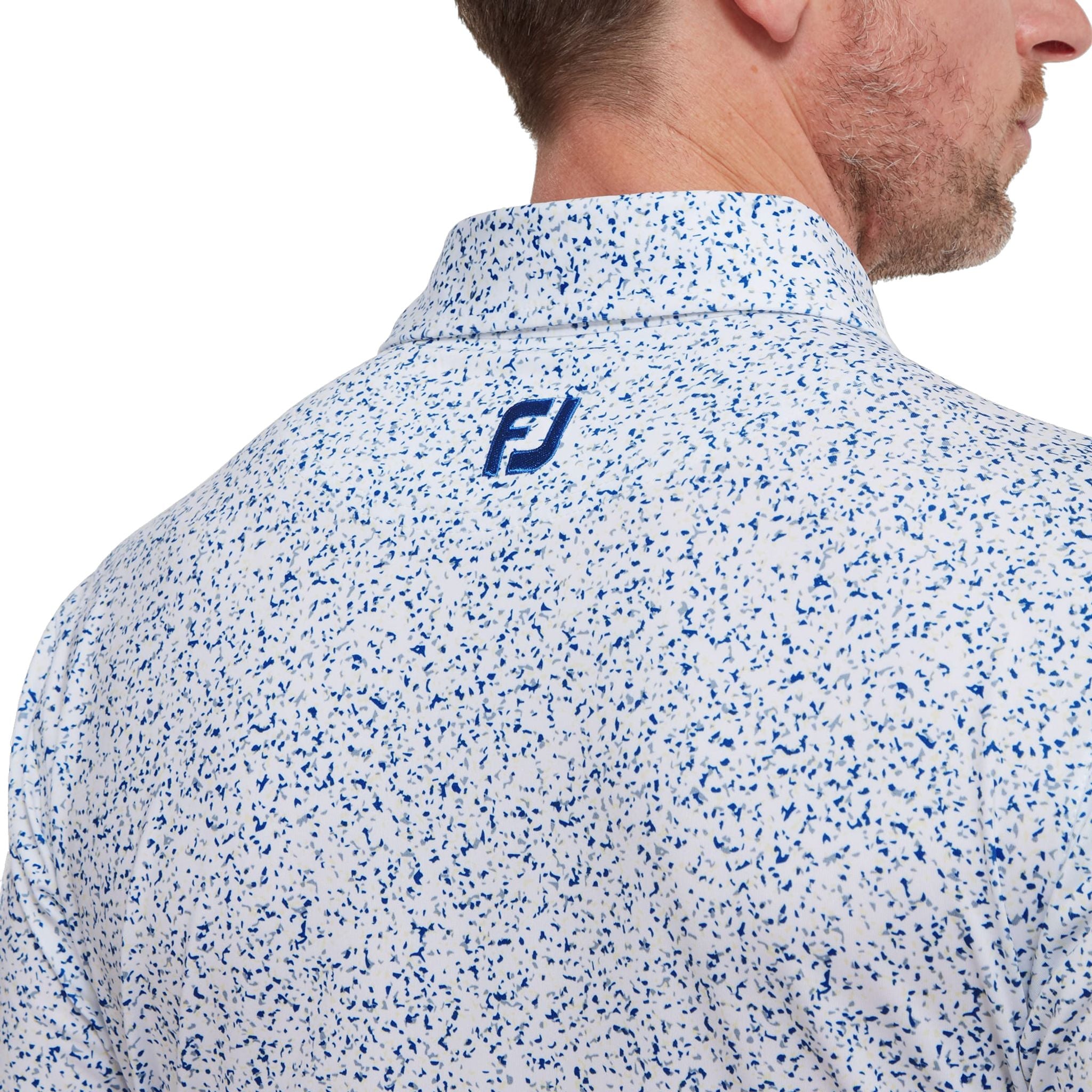 Footjoy Polo Granite Print Lisle Herren