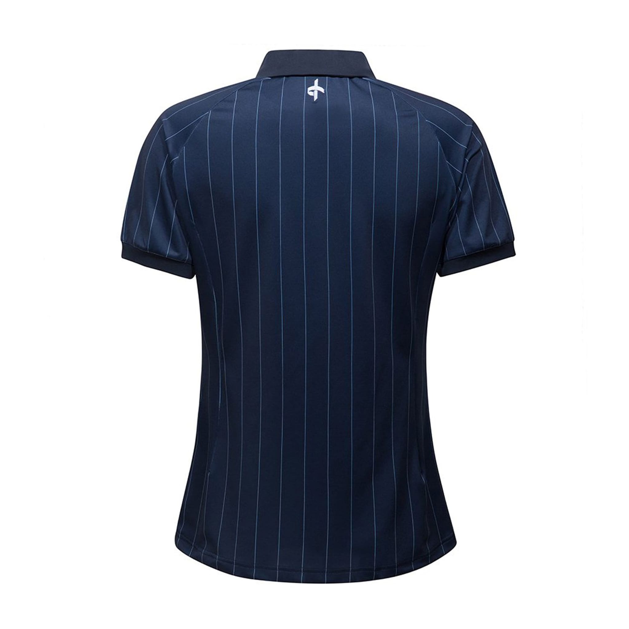 Cross Sportswear W Pinstripe Polo Navy Damskie