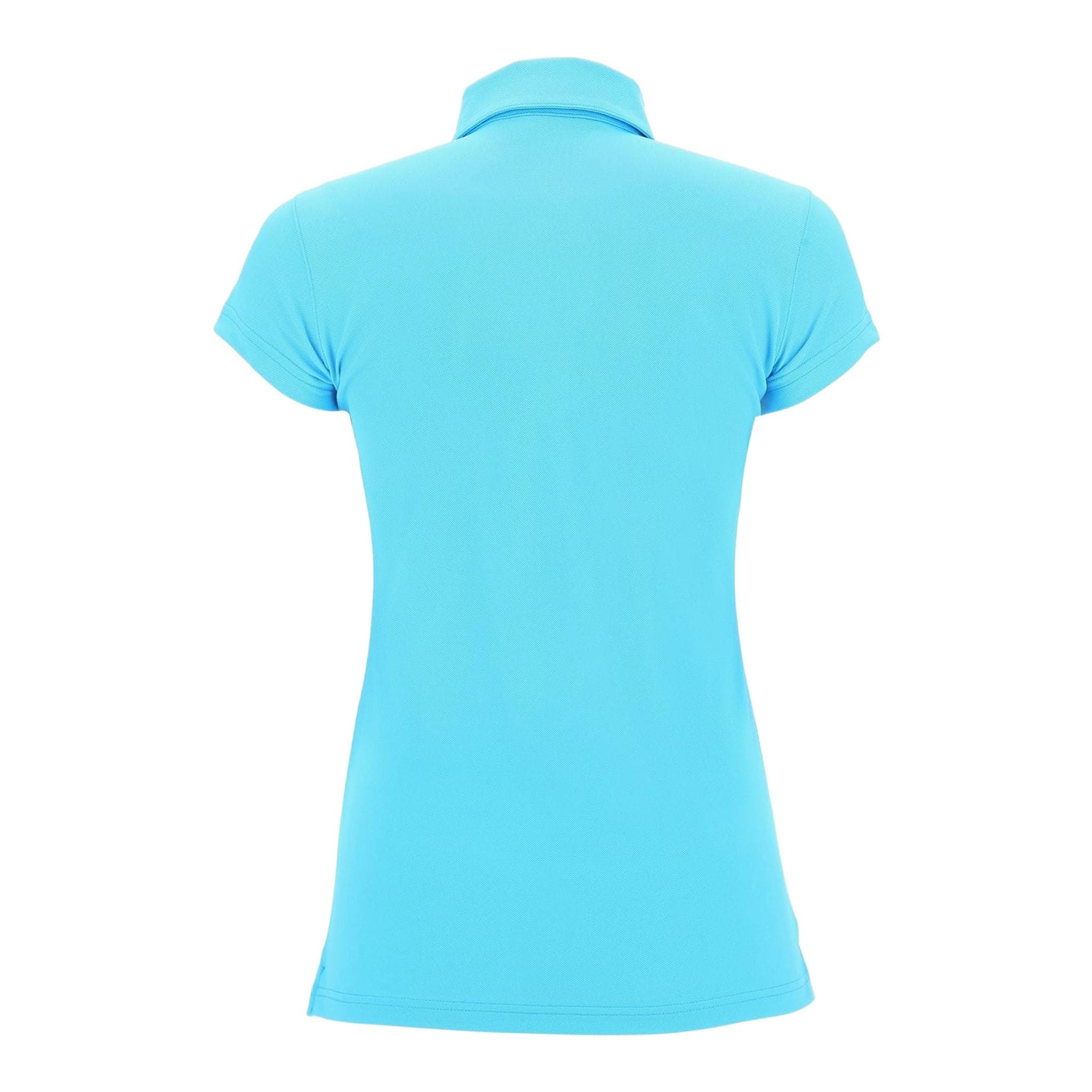 Chervo W Affen SS Polo Hellblau Damen
