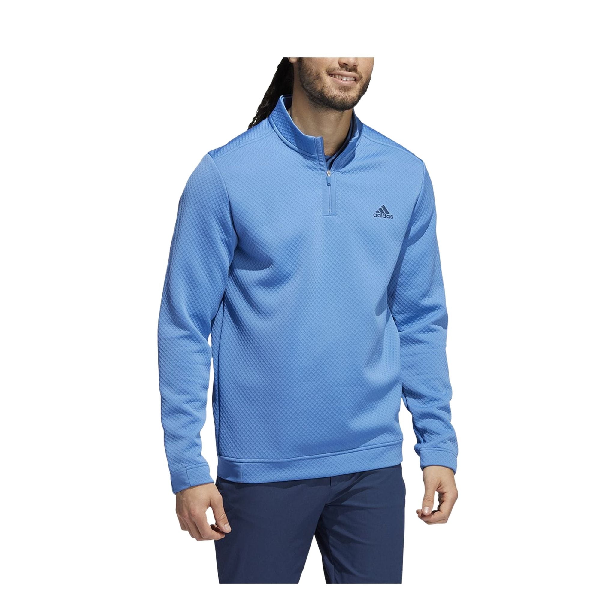 Adidas Sweater DWR Half Zip Blau Herren