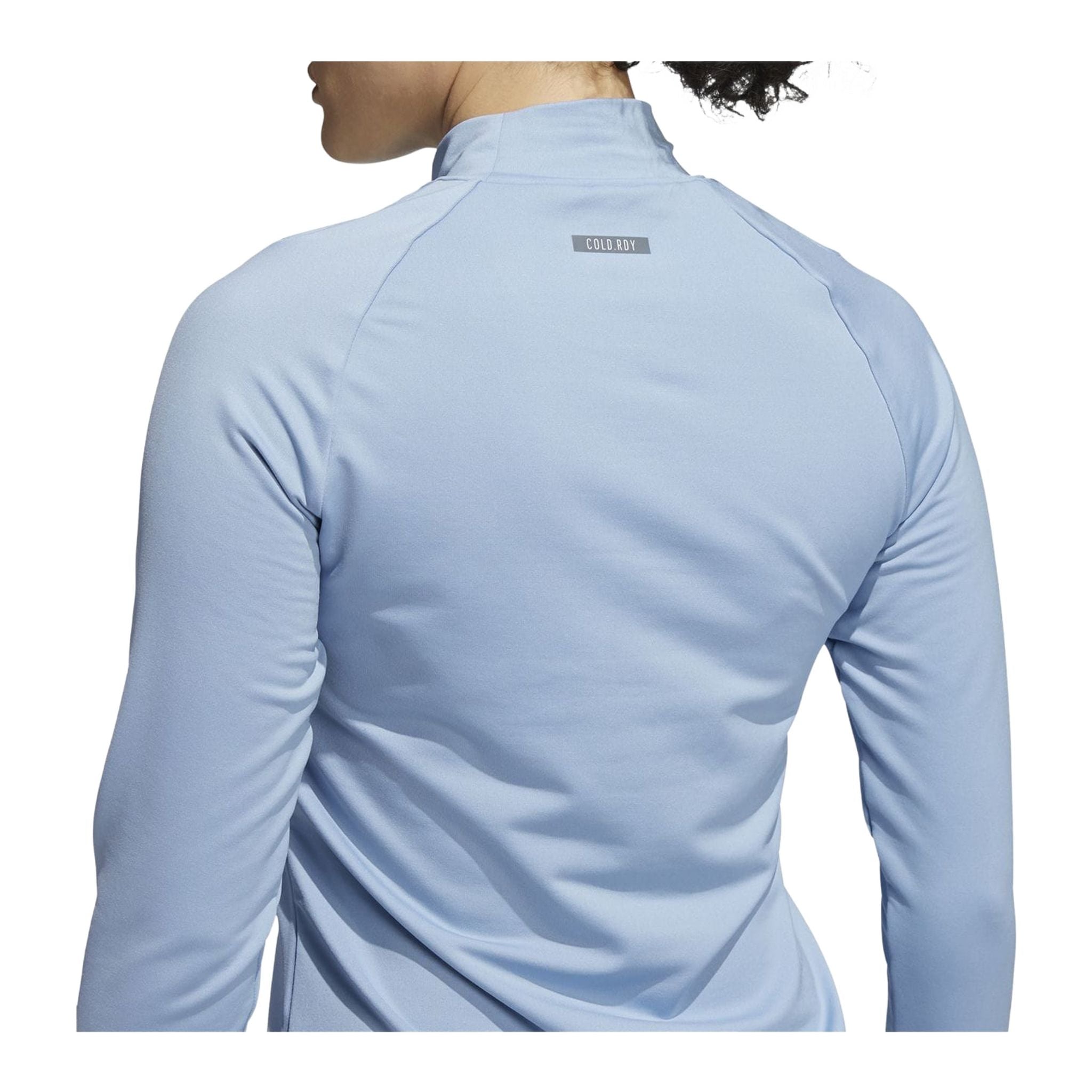 Adidas W Layer Mock Langarm Hellblau Damen