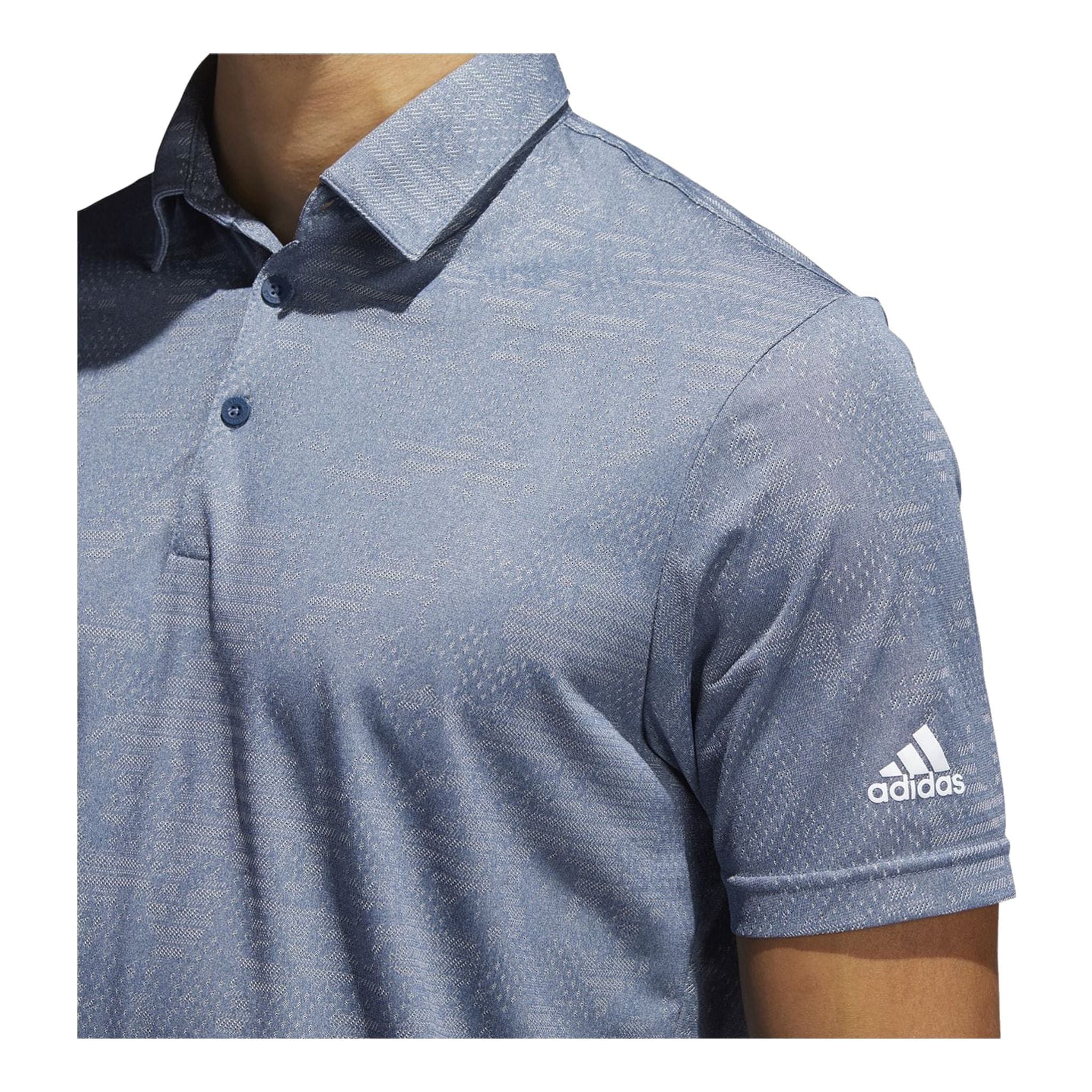 Adidas Camo SS Polo Navy/Grau Herren