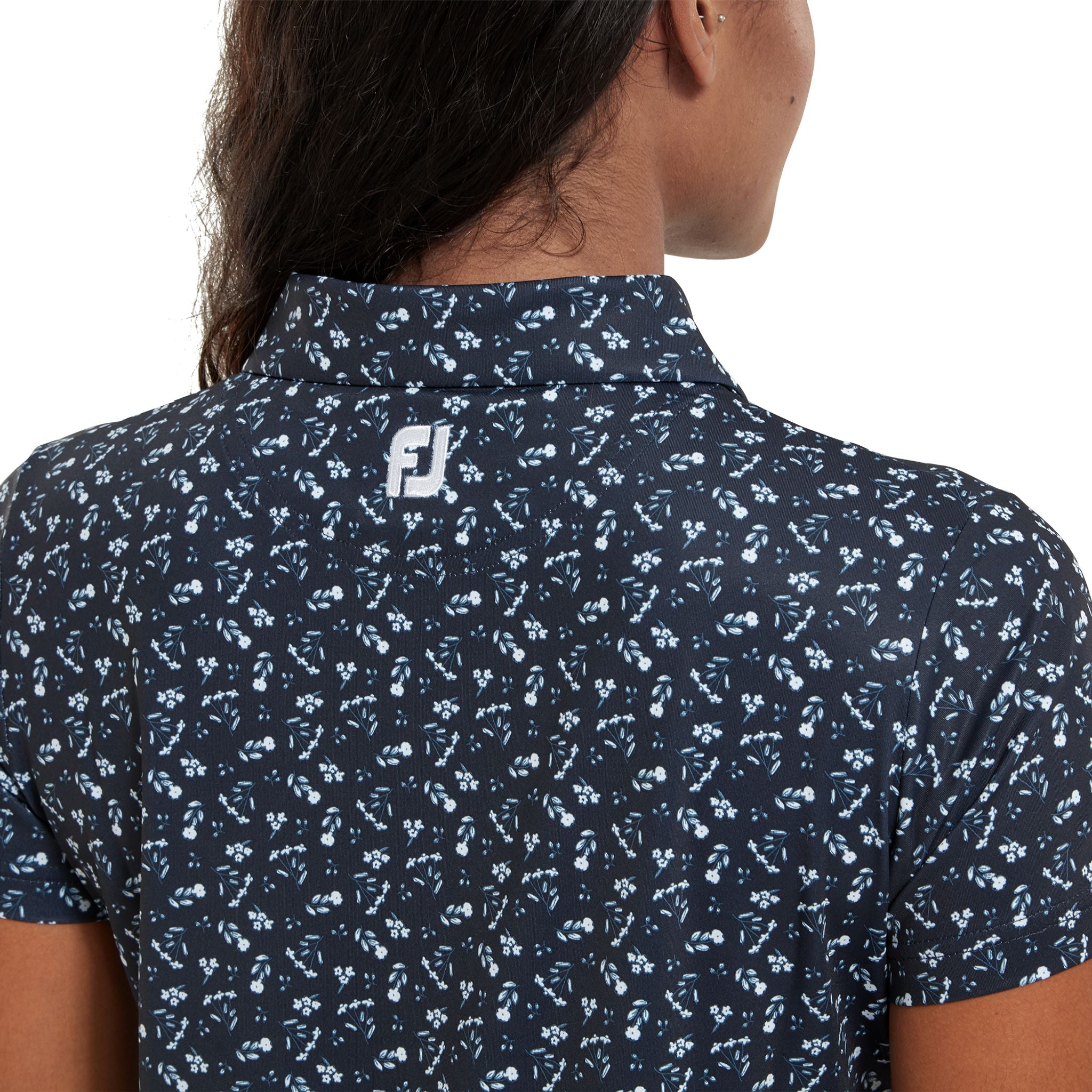 Footjoy Floral Print Poloshirt Damen